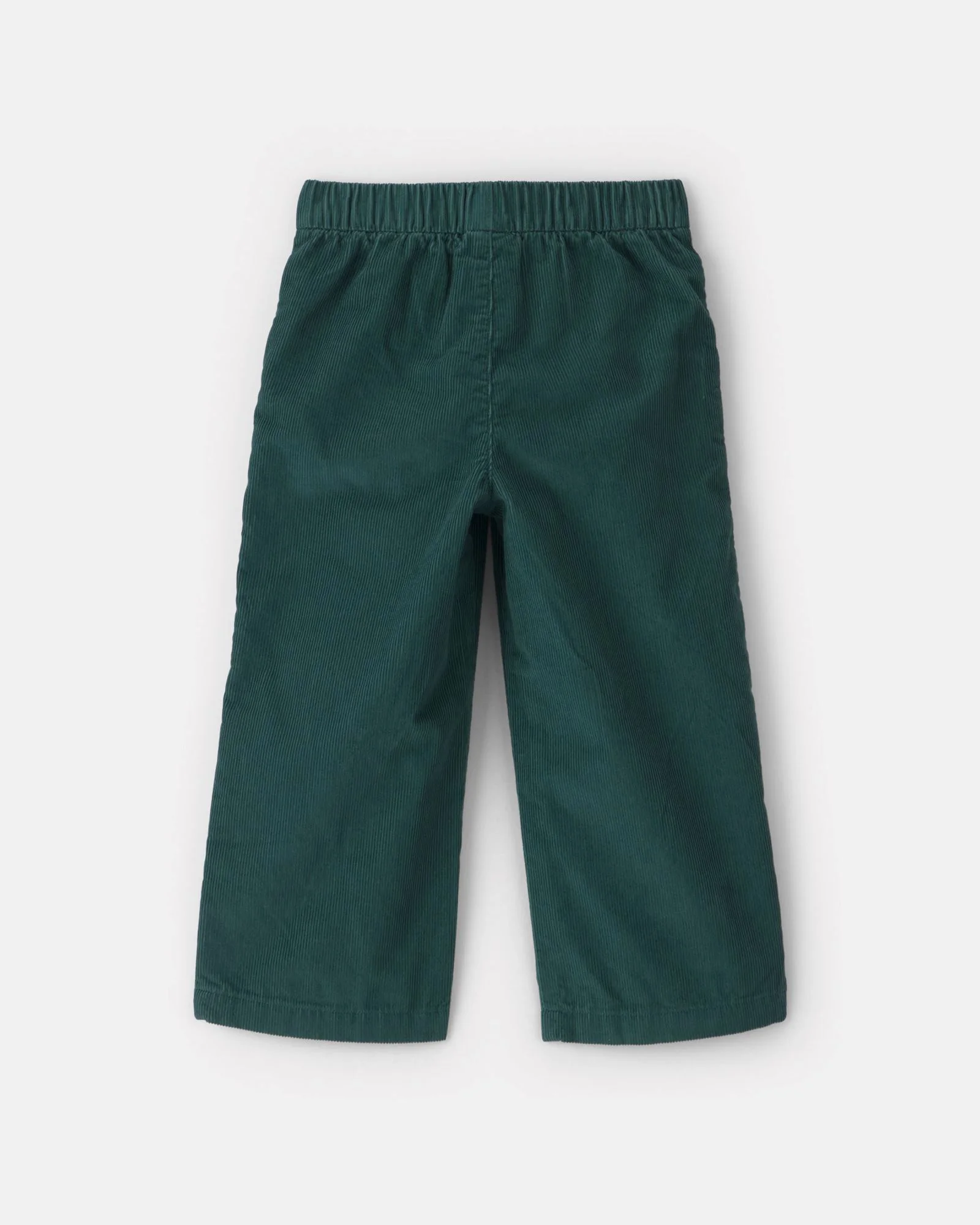 Carter's Pantaloni largi din catifea cu flori brodate foto