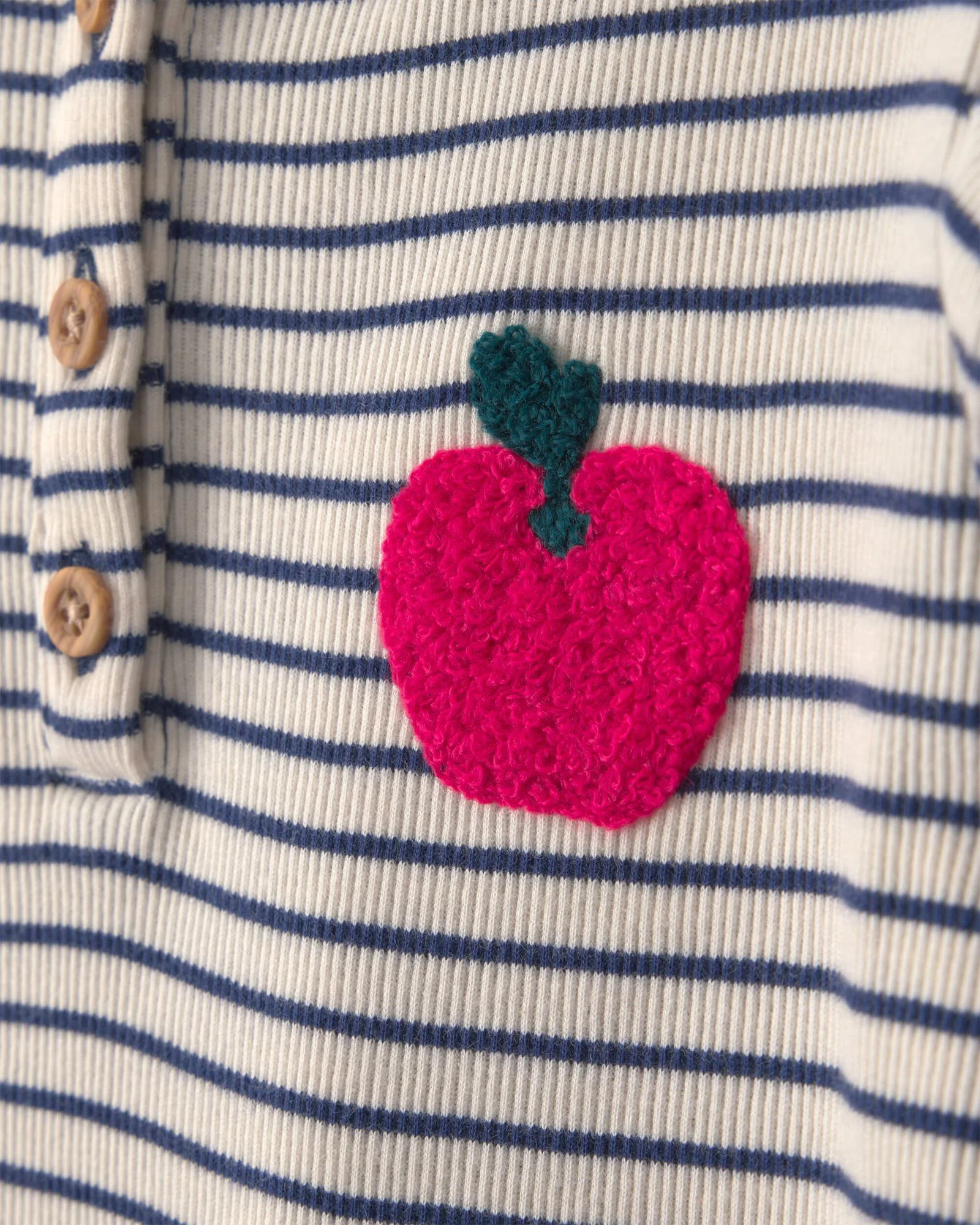Carter's Set 2 piese Apple - bluza cu maneca lunga si pantaloni foto