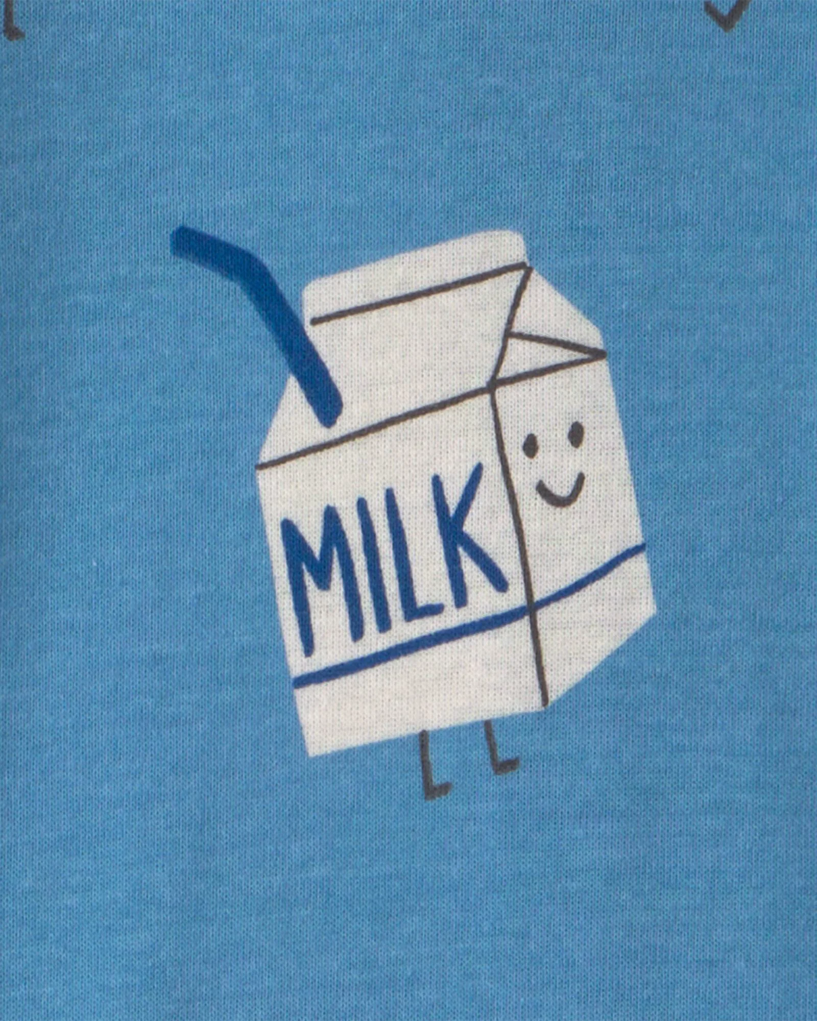 Carter's Pijama cu talpa din bumbac Cookies & Milk foto
