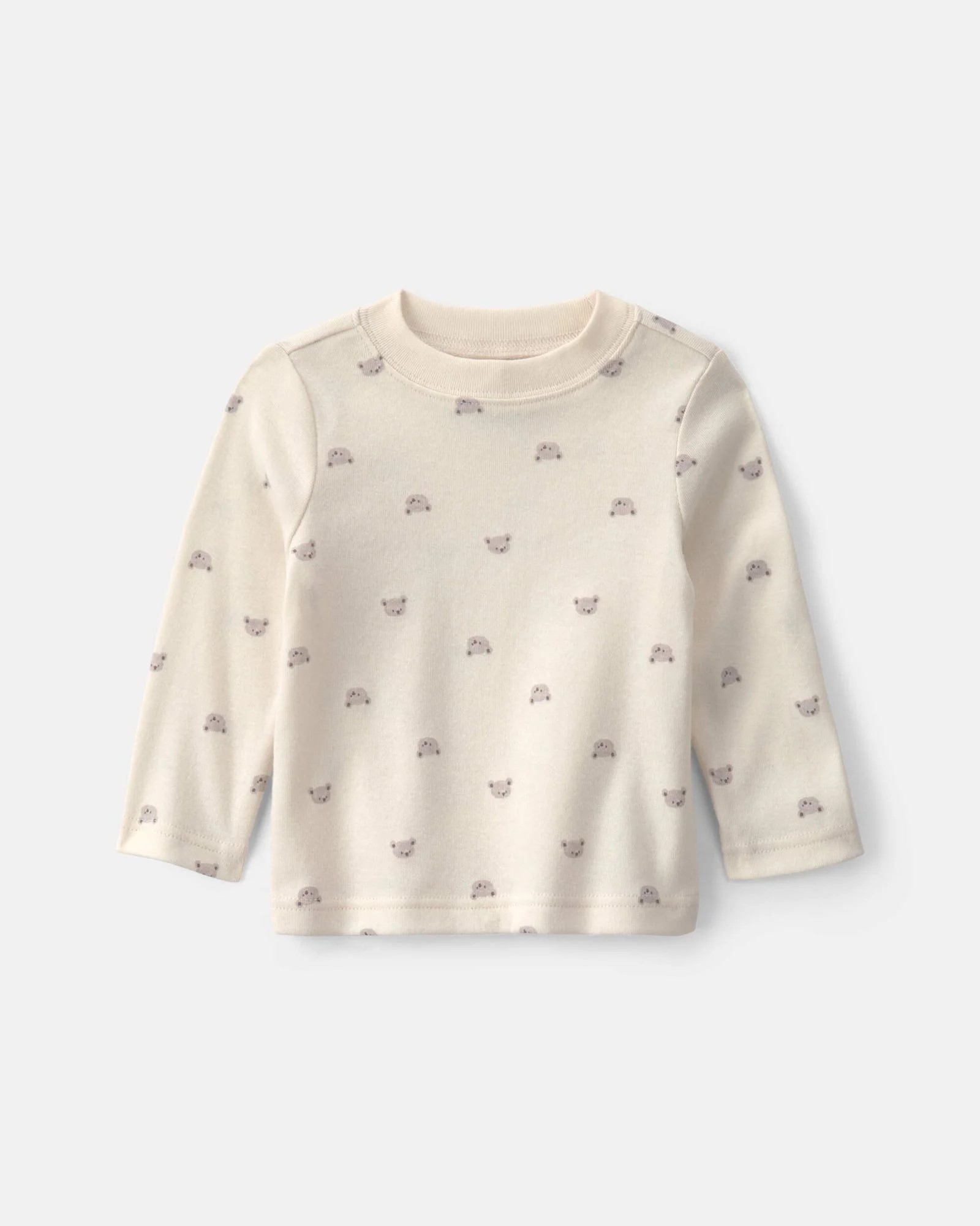 Carter's Set 2 piese Teddy - salopeta lunga si bluza foto