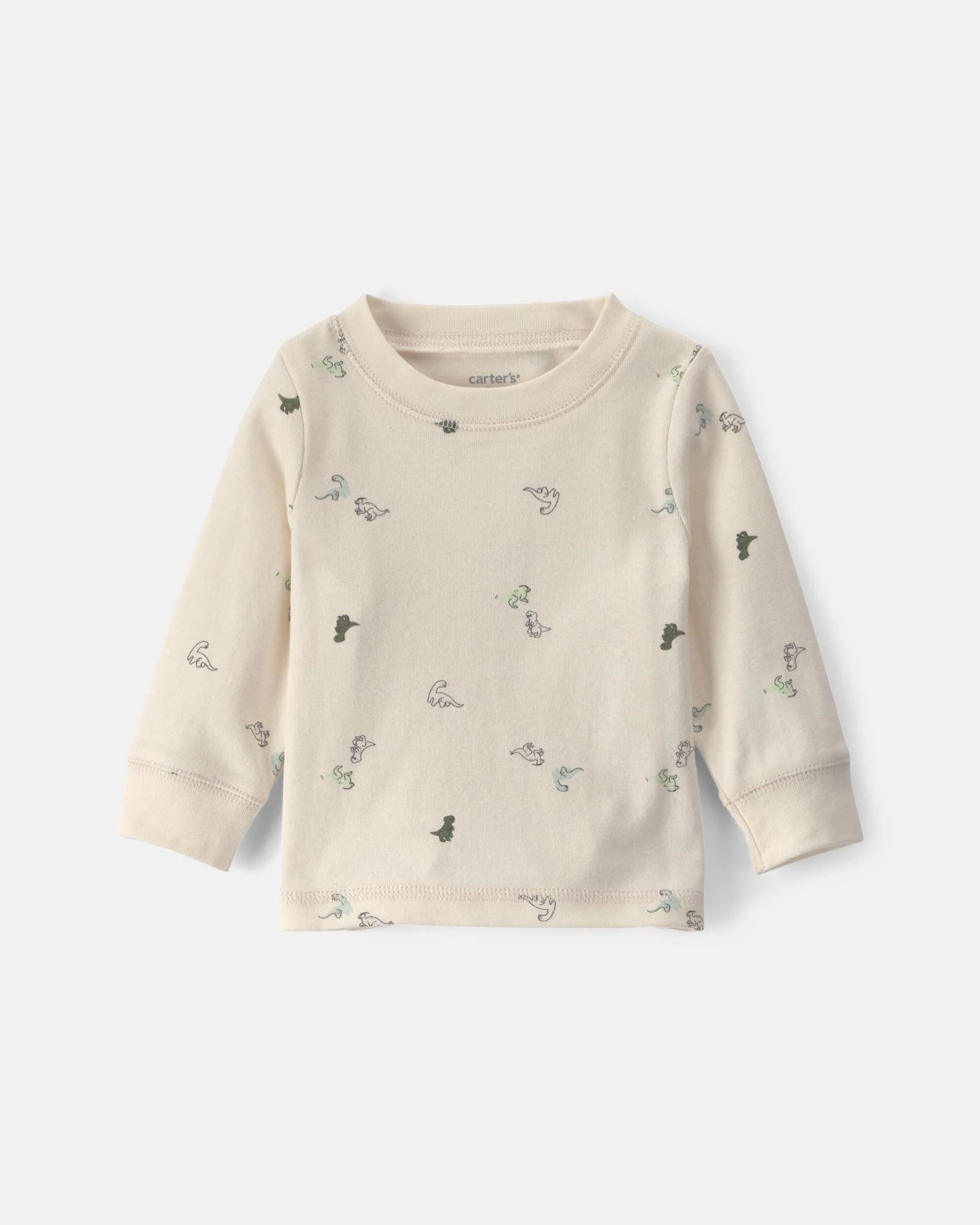 Carter's Set 2 piese Dino - salopeta lunga si bluza foto