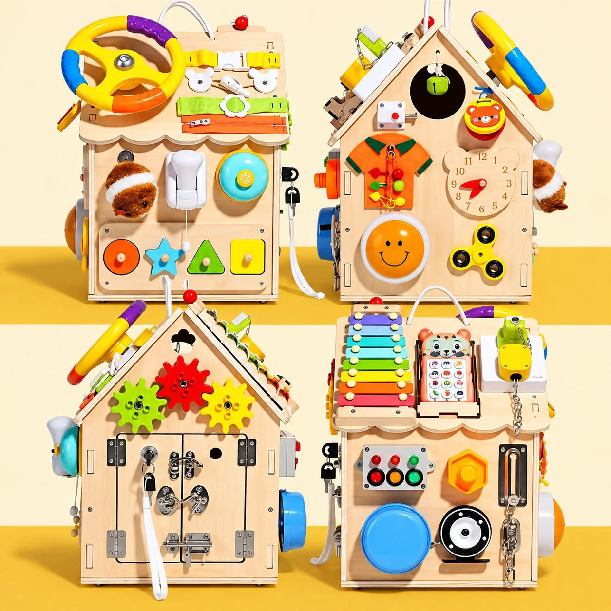 Деревянная игрушка New World Домик зайчика foto