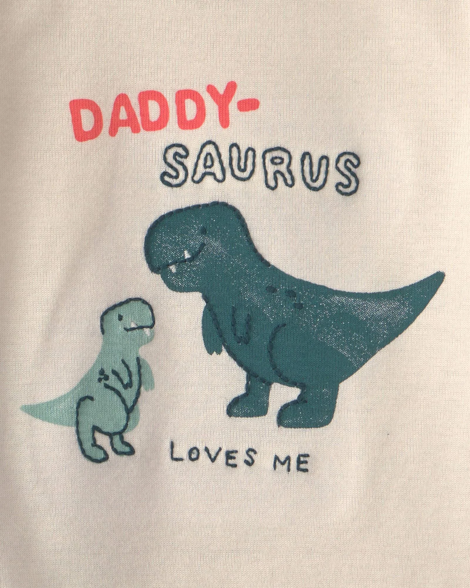 Carter's Set 2 piese Daddy-saurus Loves Me - body si pantaloni foto