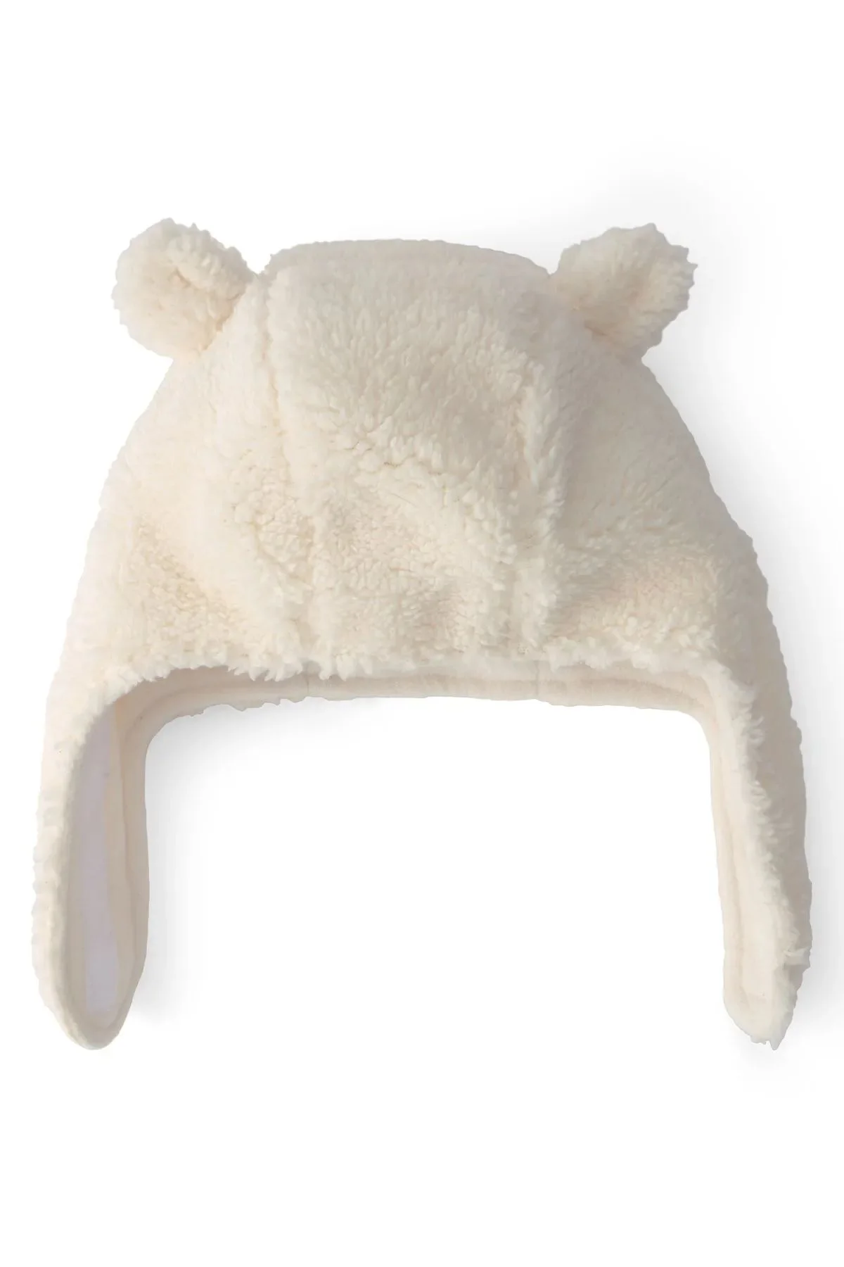Carter's Set caciulita si manusi din sherpa Cream Teddy foto
