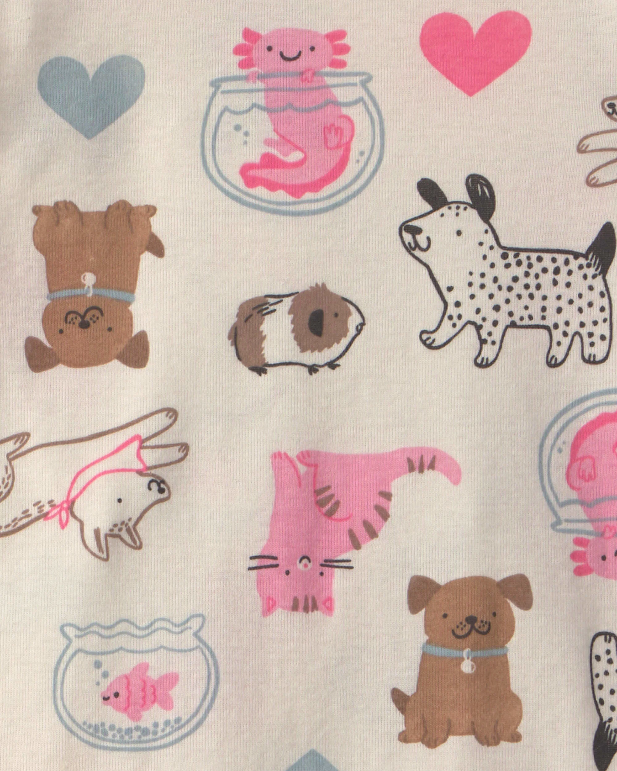 Carter's Set 2 pijamale din bumbac Dog Print foto