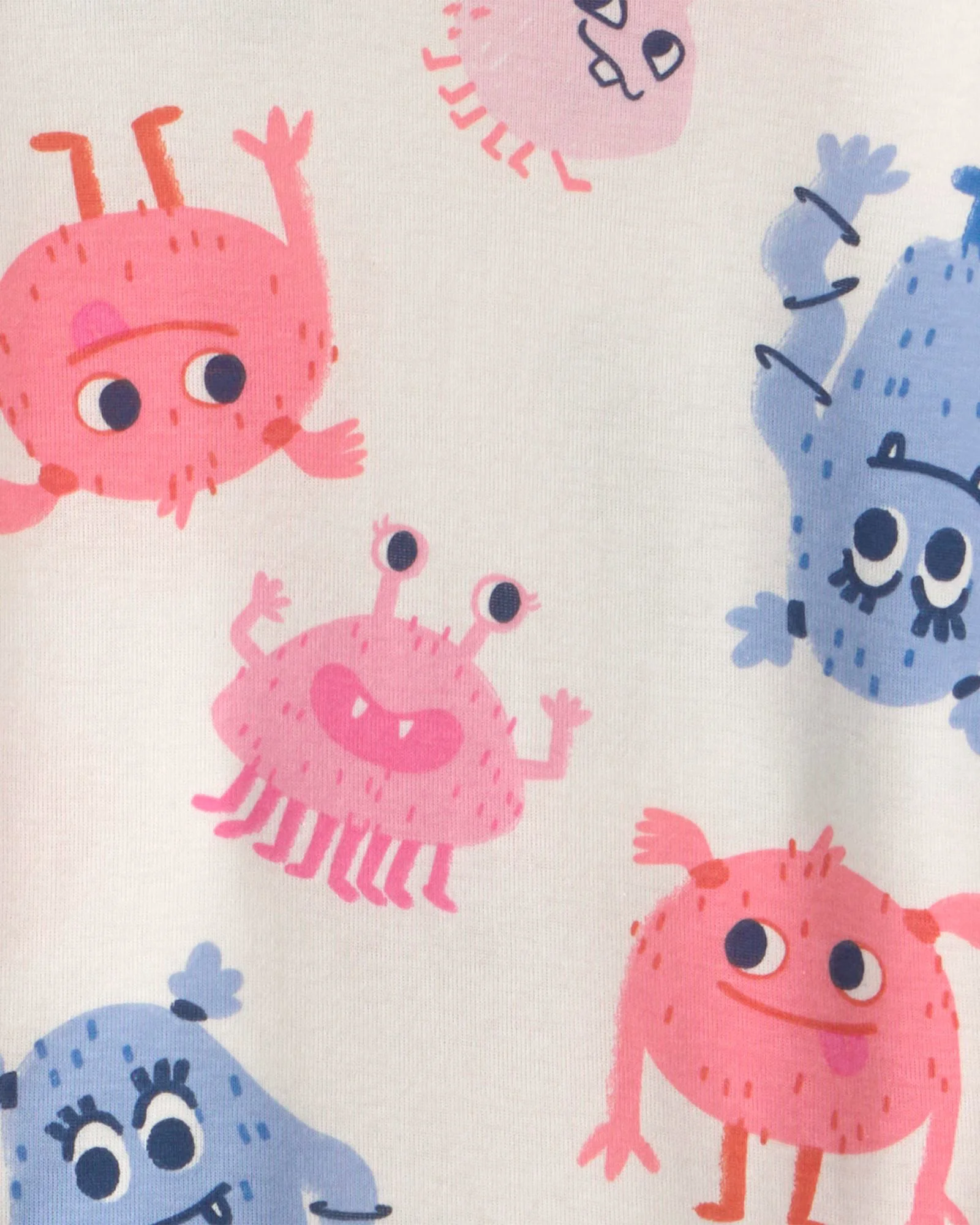 Carter's Set 2 pijamale din bumbac Monster foto