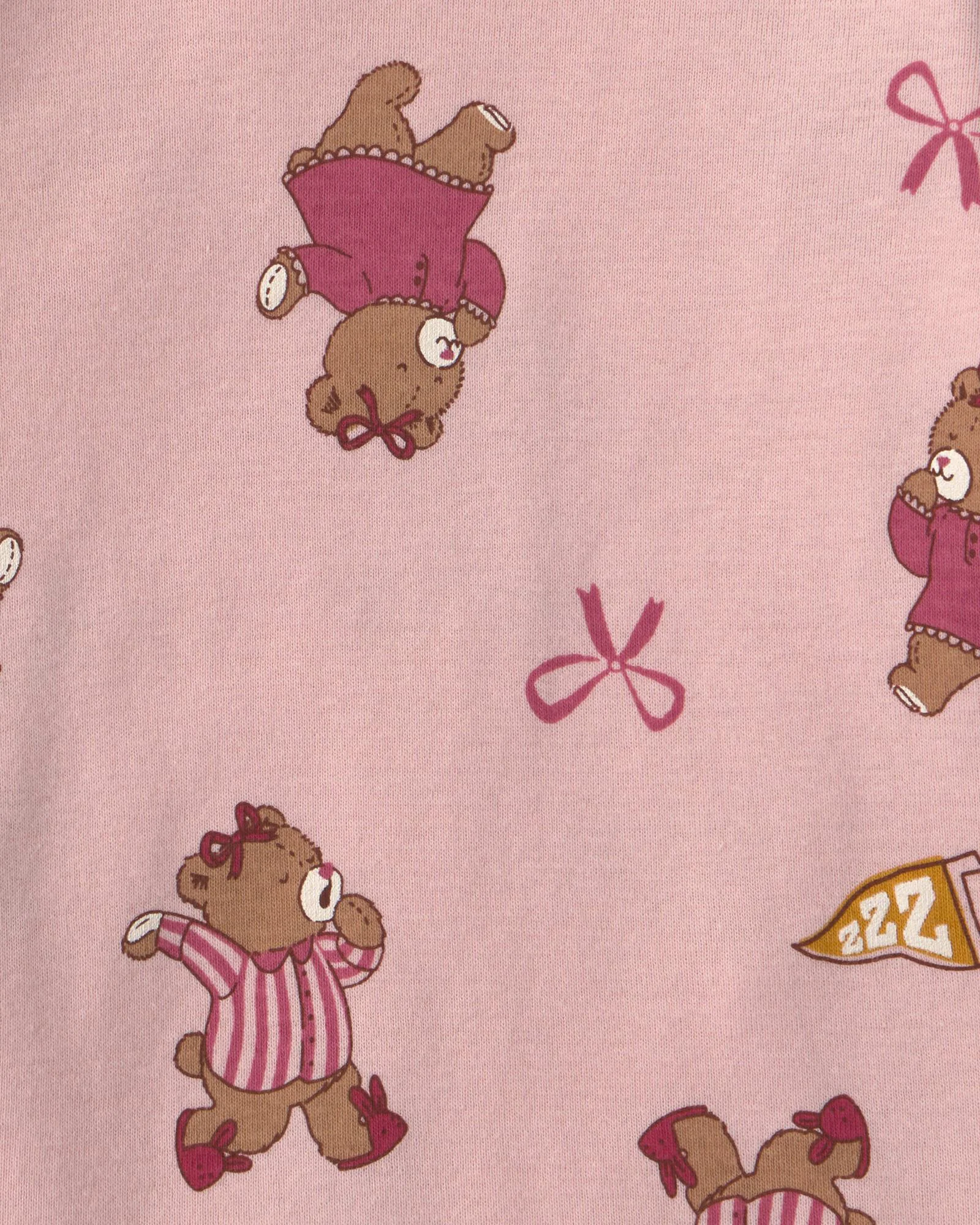 Carter's Set 2 pijamale din bumbac Bear foto