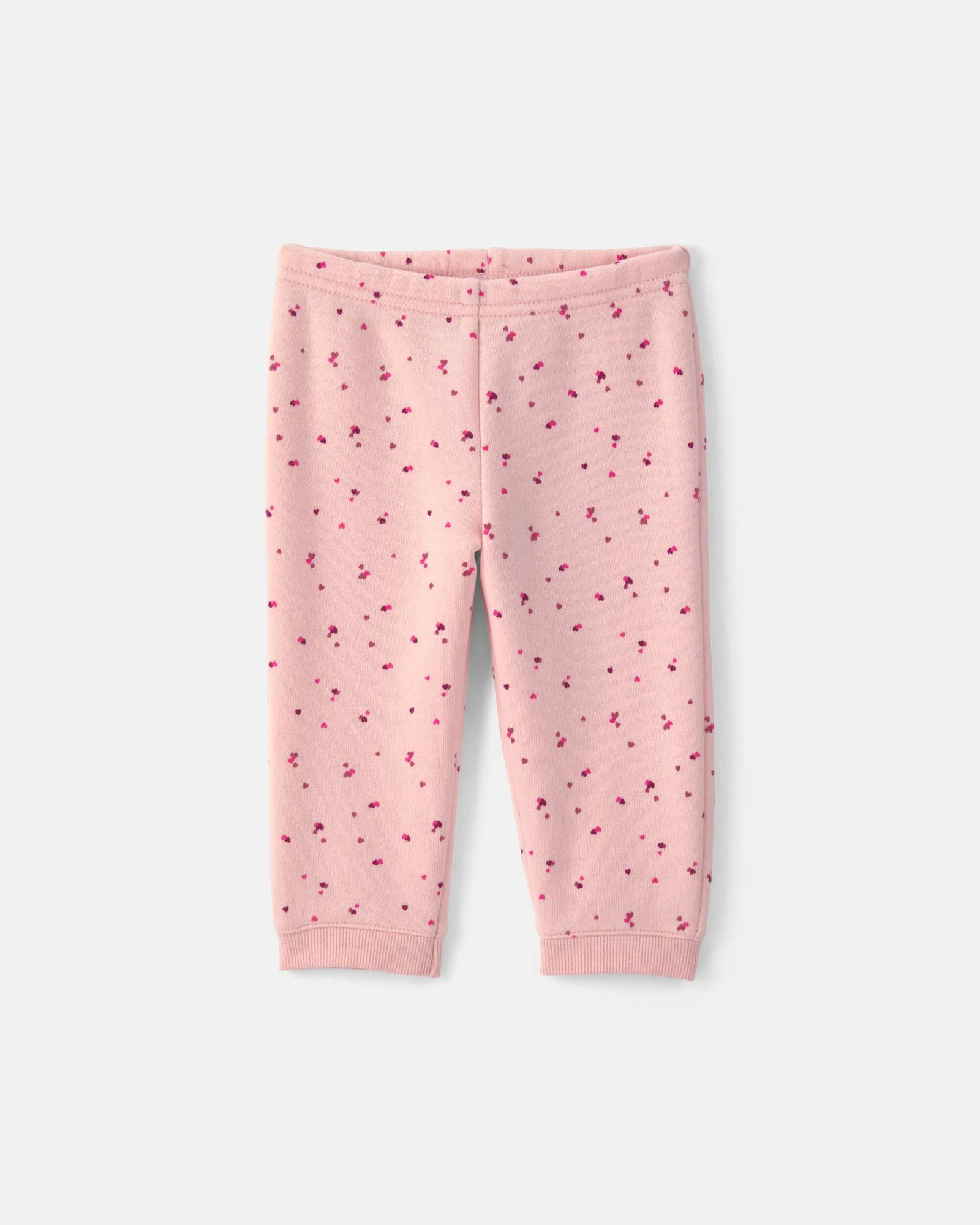 Carter's Set 3 piese Pink Hearts - vesta fara maneci cu gluga, body si pantaloni foto