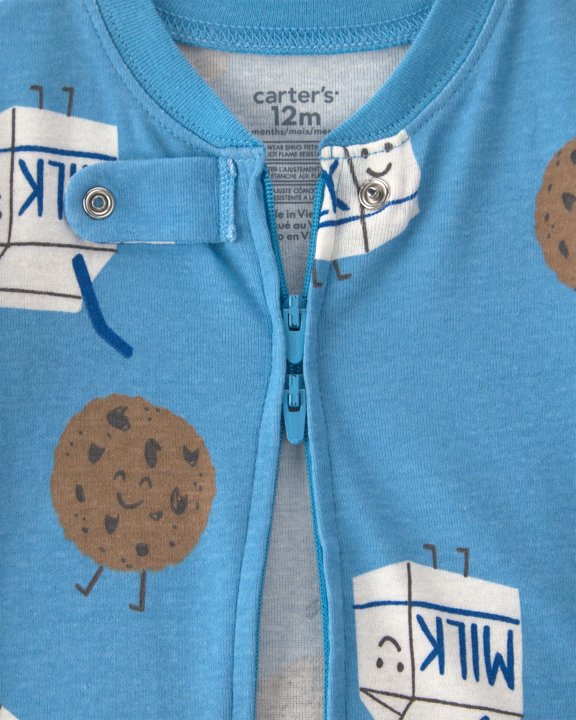 Carter's Pijama din bumbac Cookies & Milk foto