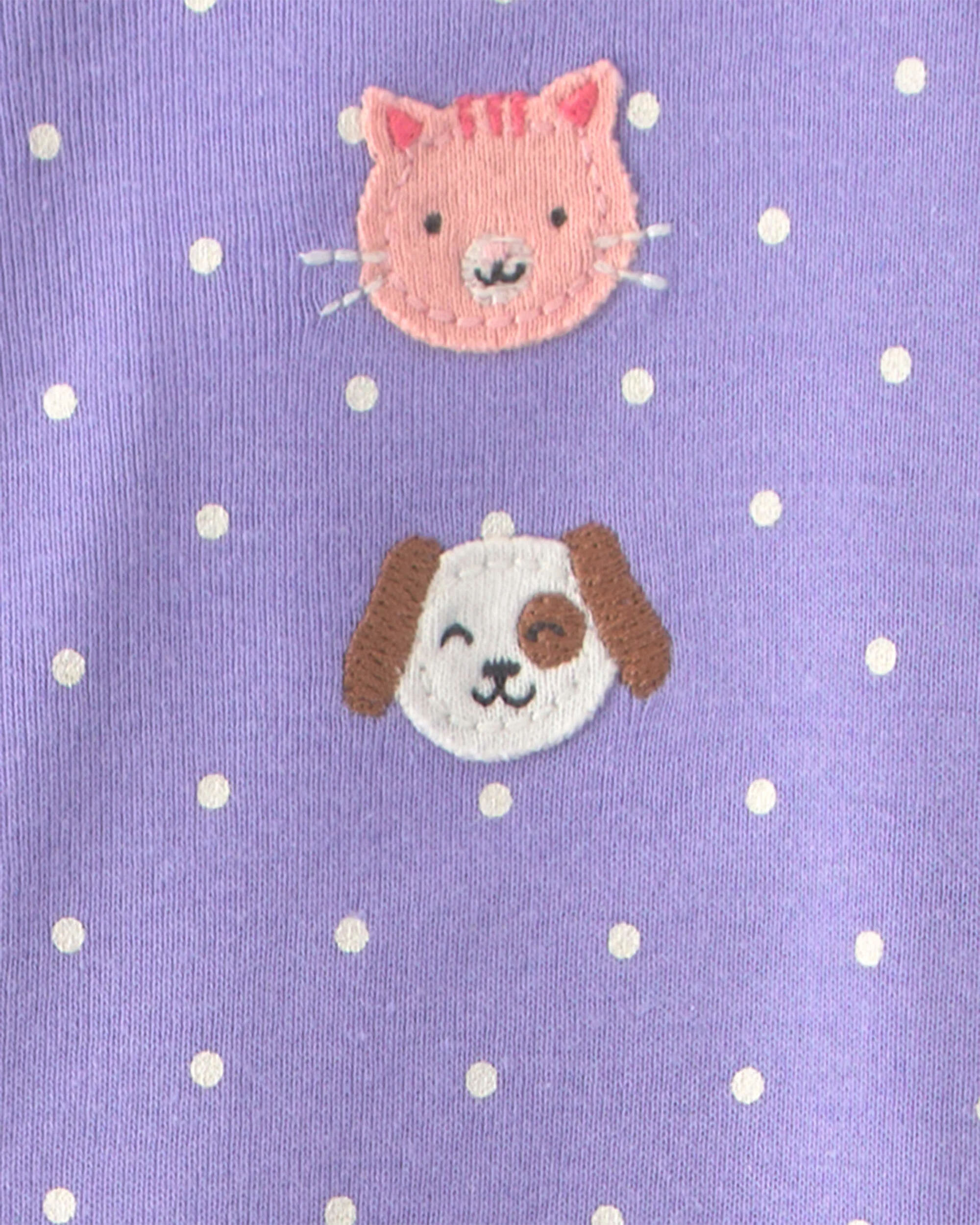 Carter's Pijama din bumbac Animals foto