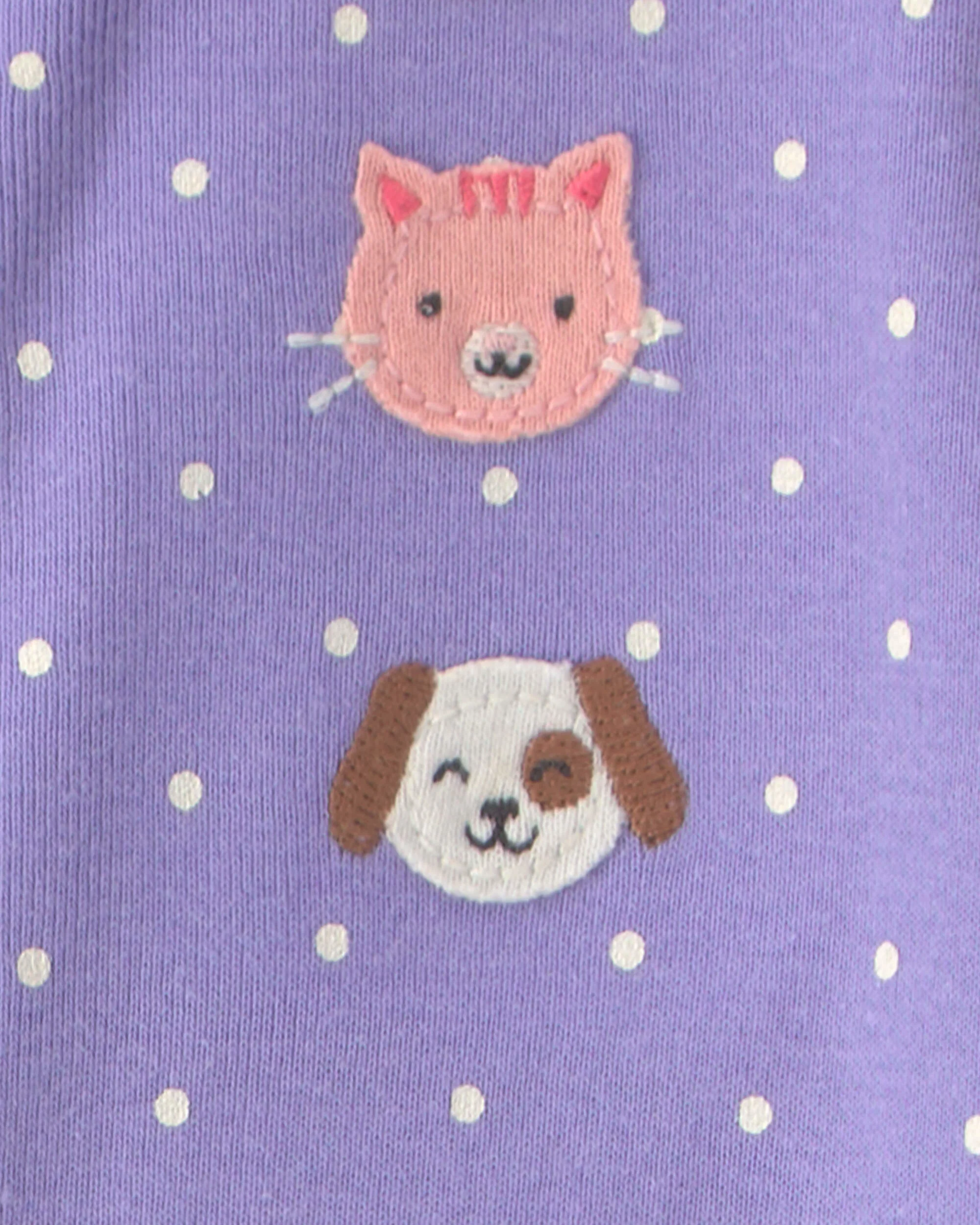 Carter's Pijama cu talpa din bumbac Animals foto