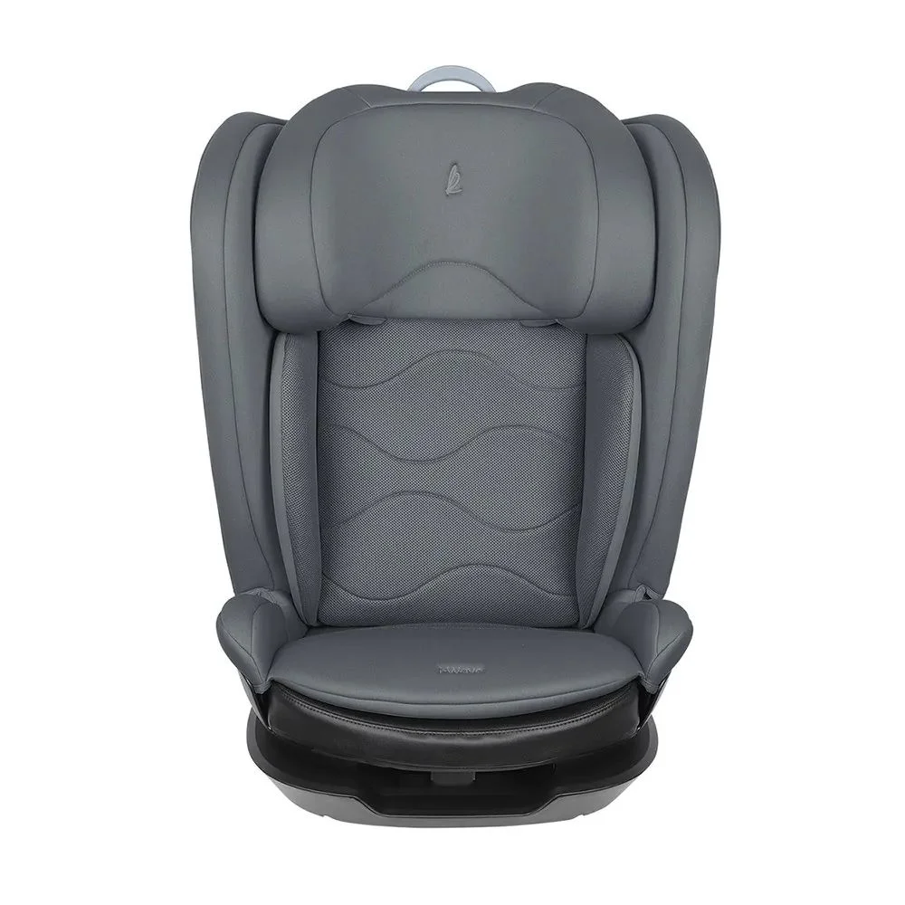 Автокресло с Isofix KikkaBoo i-Wave i-Size Graphite, 100-150 см foto