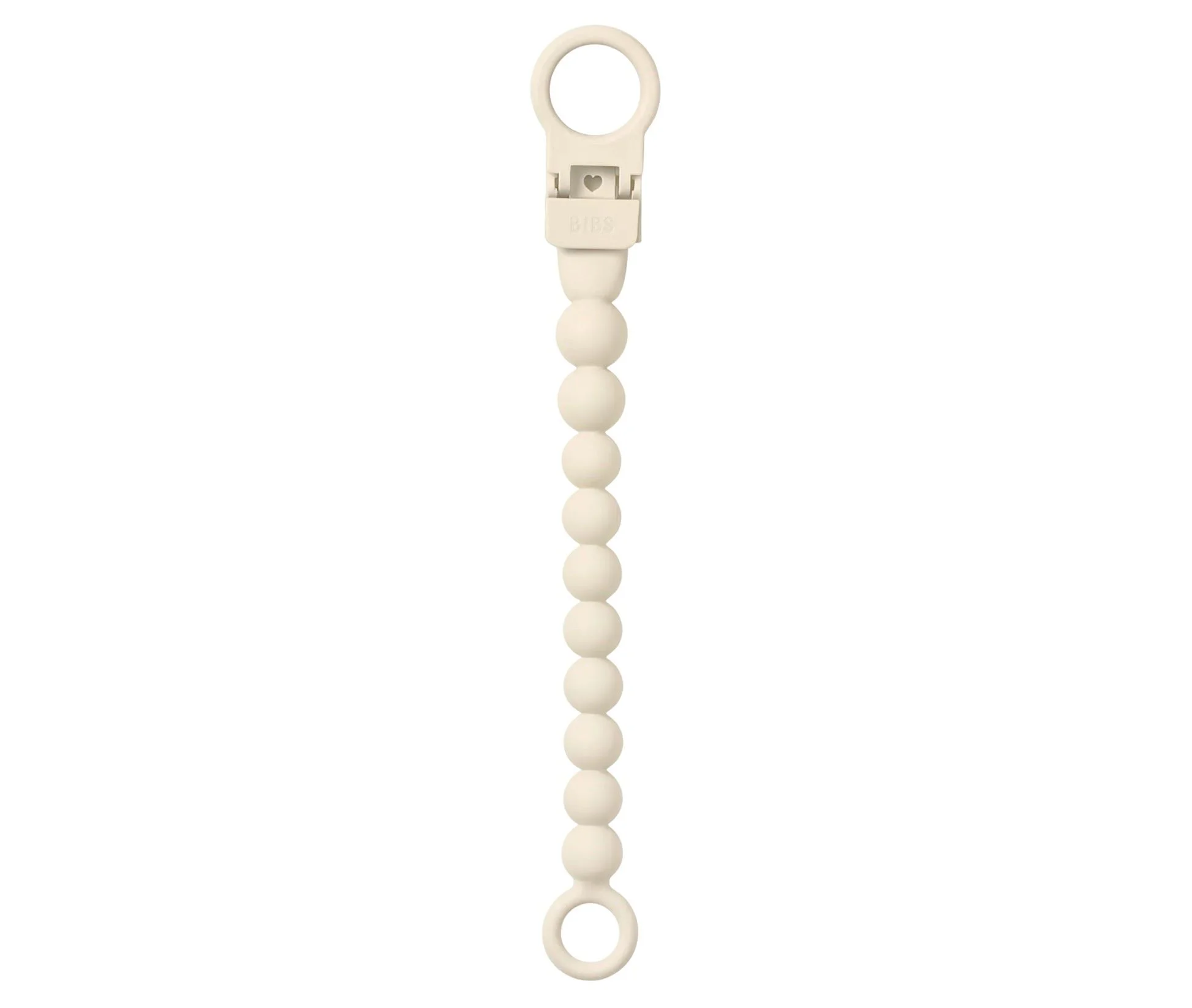 Силиконовый держатель-клипса для пустышки BIBS Ivory foto