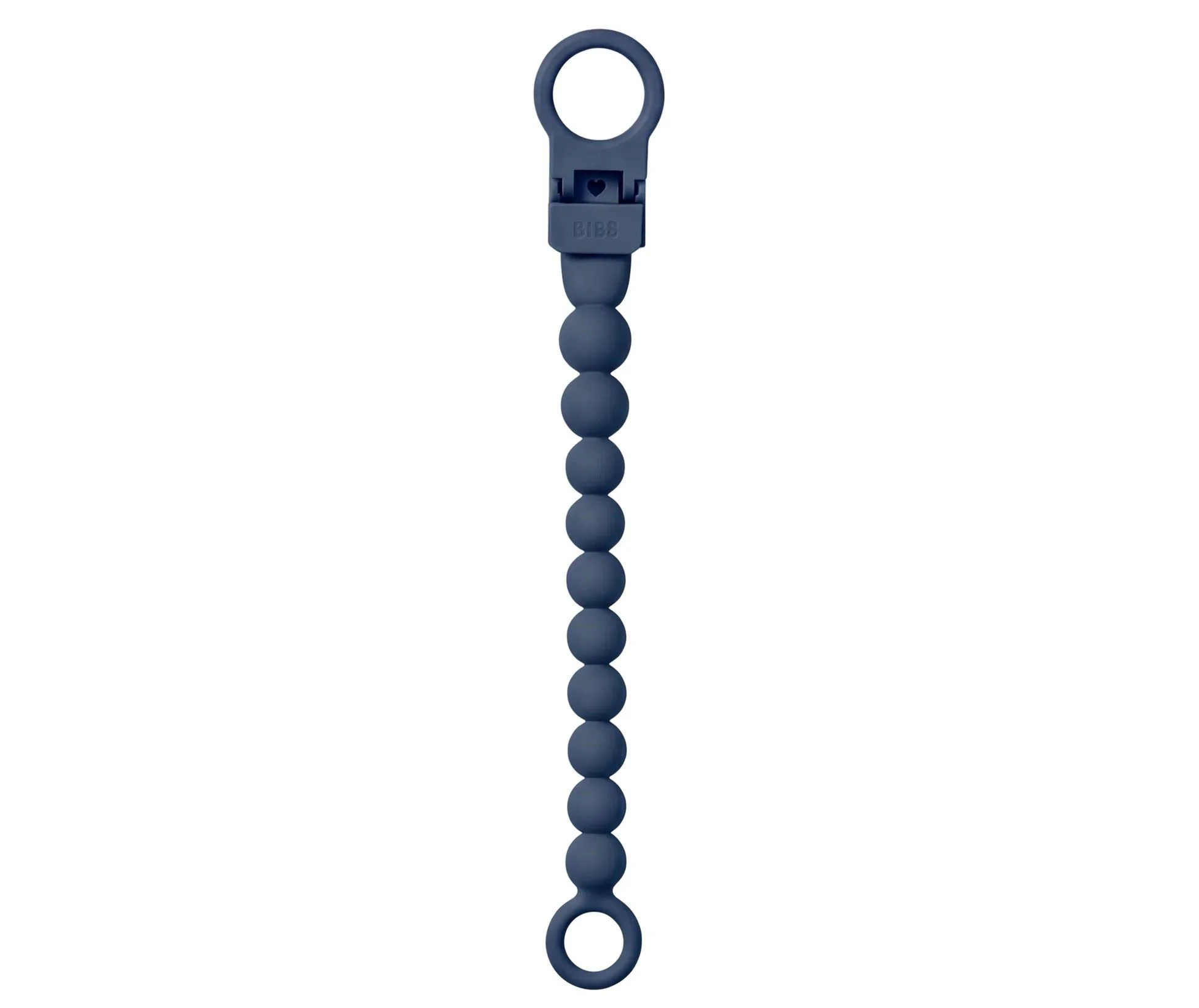 Силиконовый держатель-клипса для пустышки BIBS Steel Blue foto