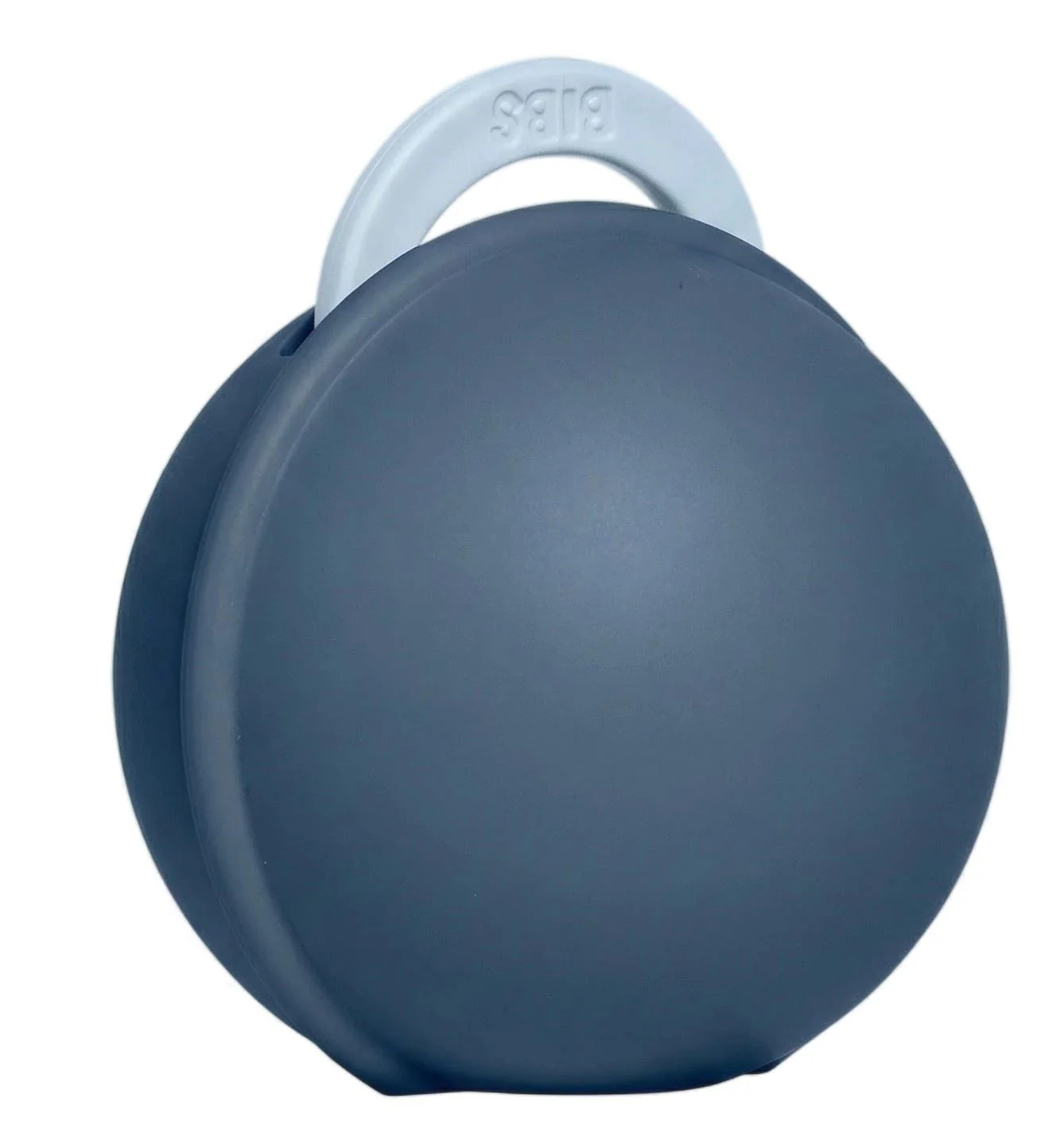 Set suzeta din latex si cutie mini BIBS Colour Baby Blue&Steel Blue (6-18 luni) foto