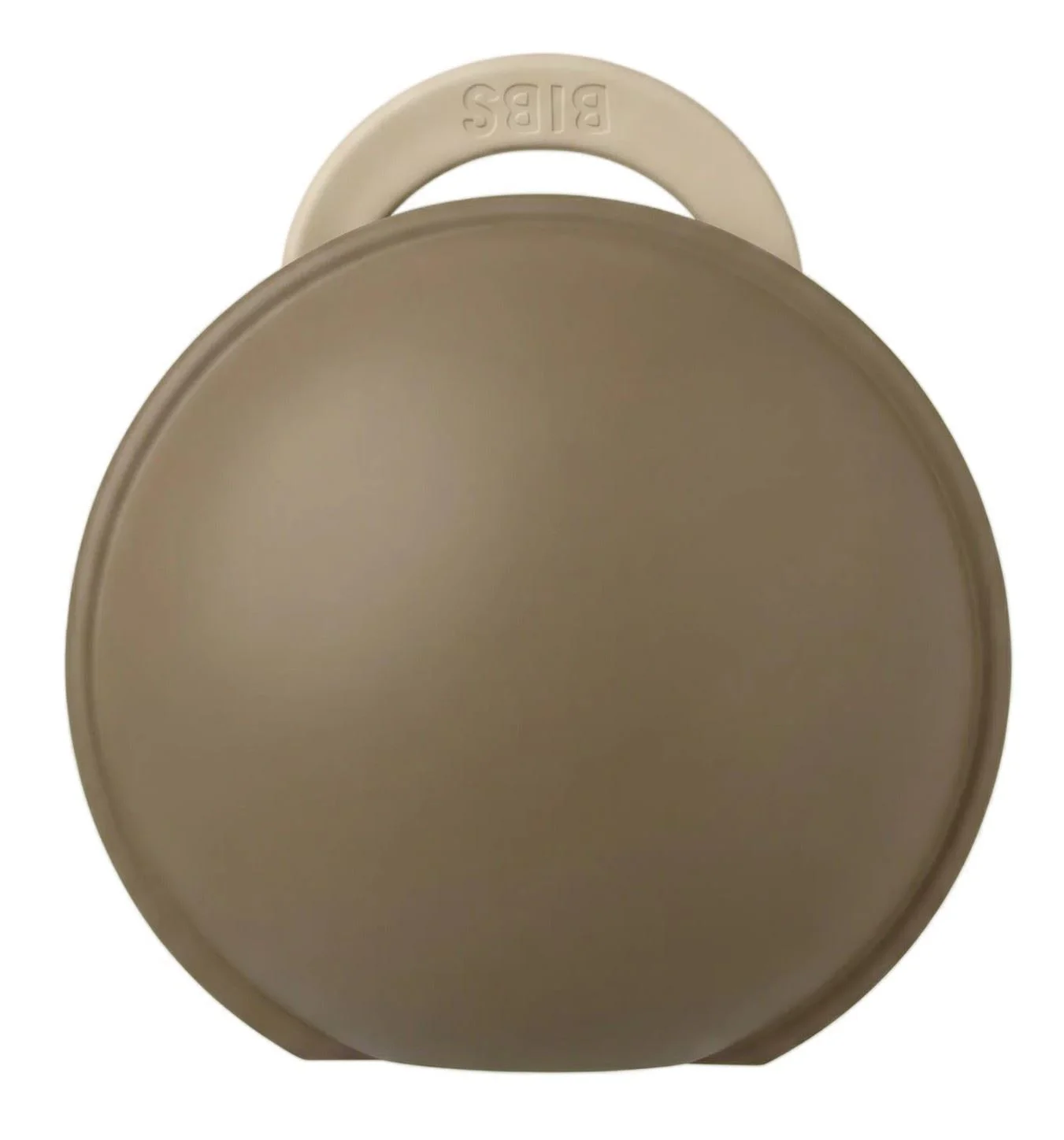 Set suzeta din latex si cutie mini BIBS Colour Vanilla&Dark Oak (0-6 luni) foto