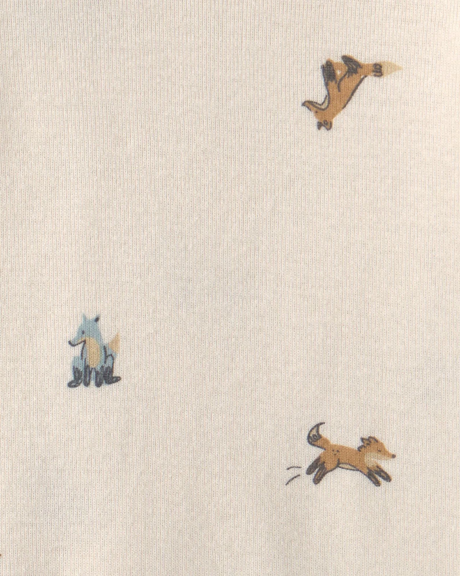 Carter's Set 3 piese Fox - vesta din sherpa, body si pantaloni foto