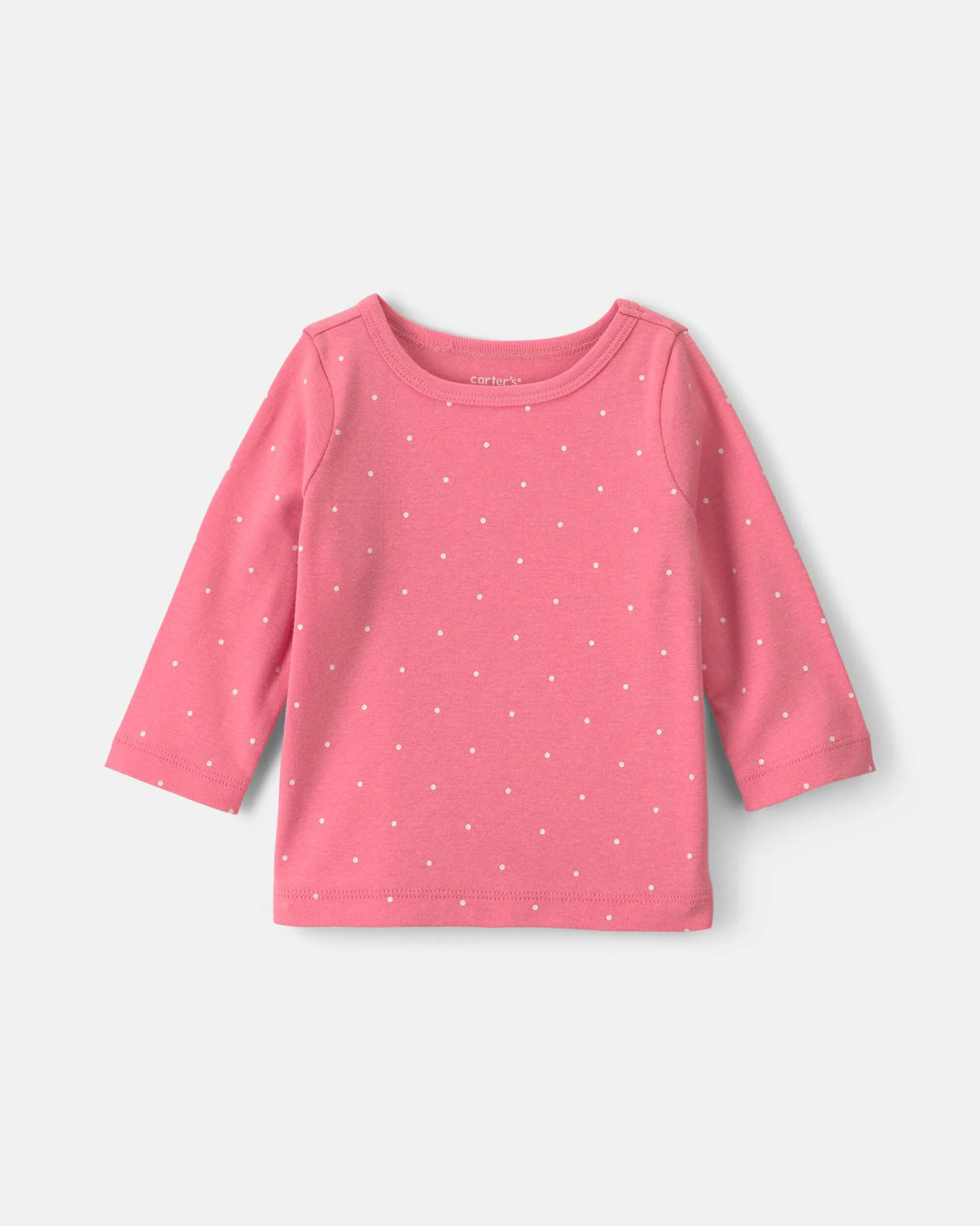 Carter's Set 3 piese Polka Dot - salopeta tip rochita, bluza cu maneca lunga si dresuri foto