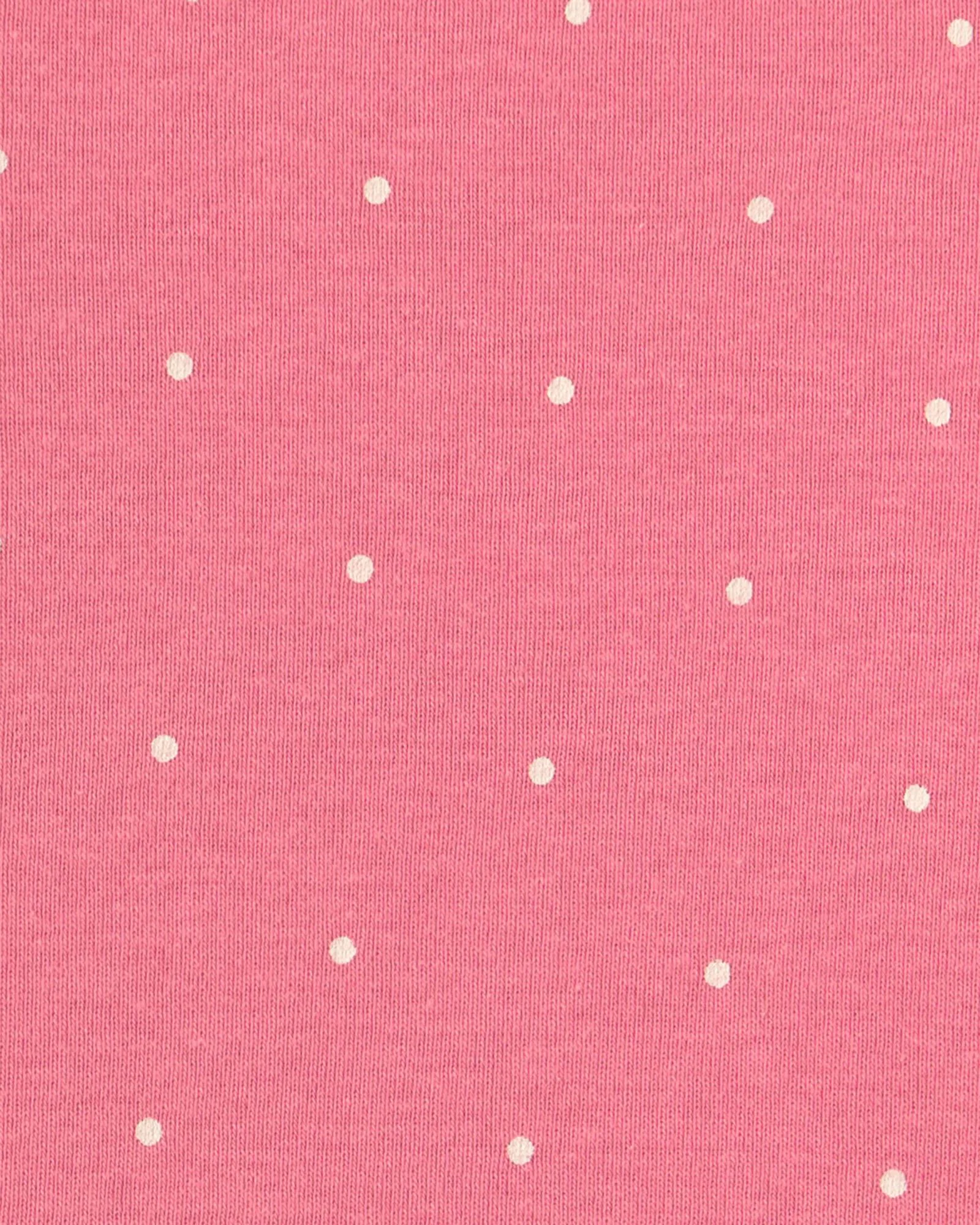 Carter's Set 3 piese Polka Dot - salopeta tip rochita, bluza cu maneca lunga si dresuri foto