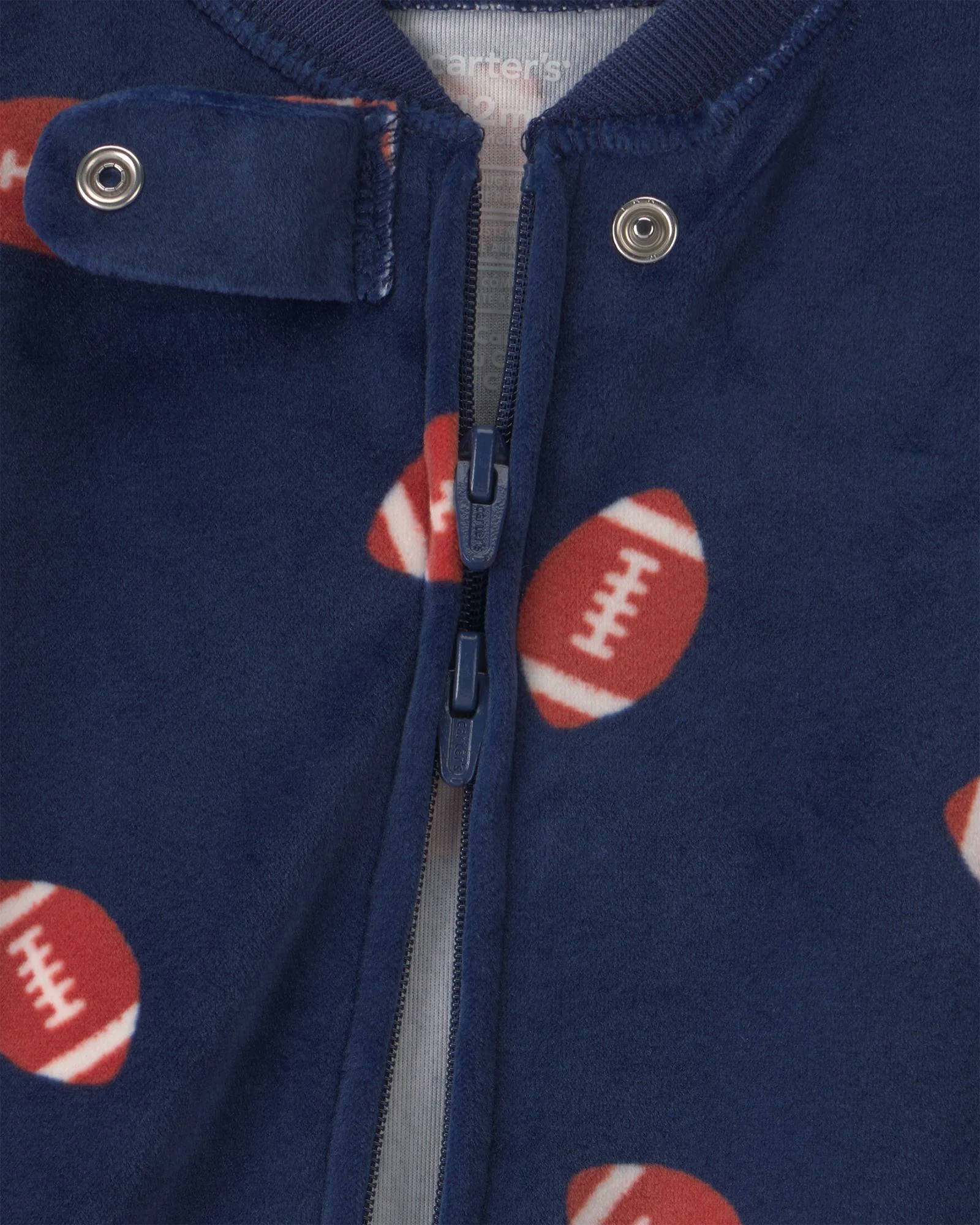 Carter's Pijama cu talpa Football foto