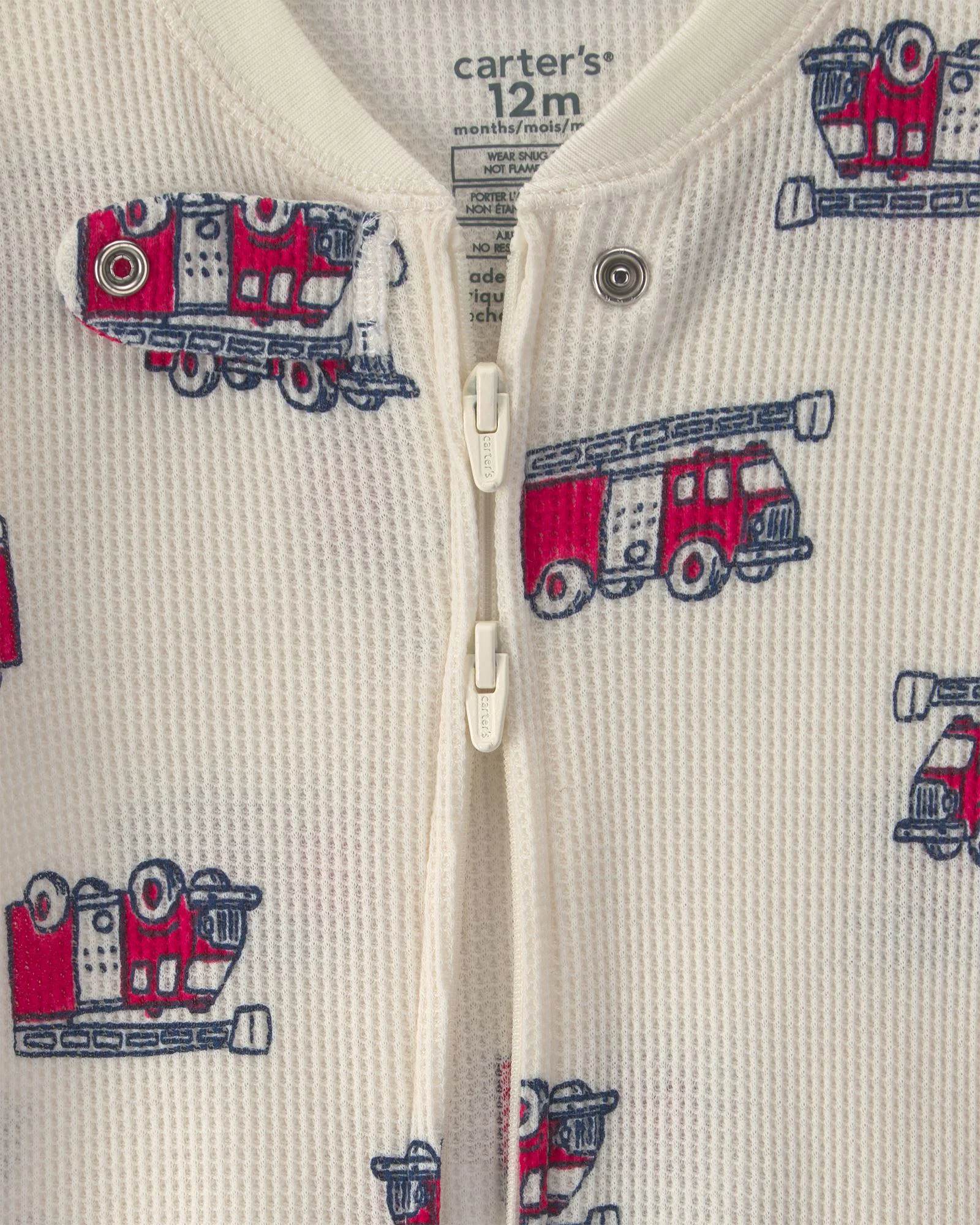Carter's Pijama cu talpa Firetrucks foto