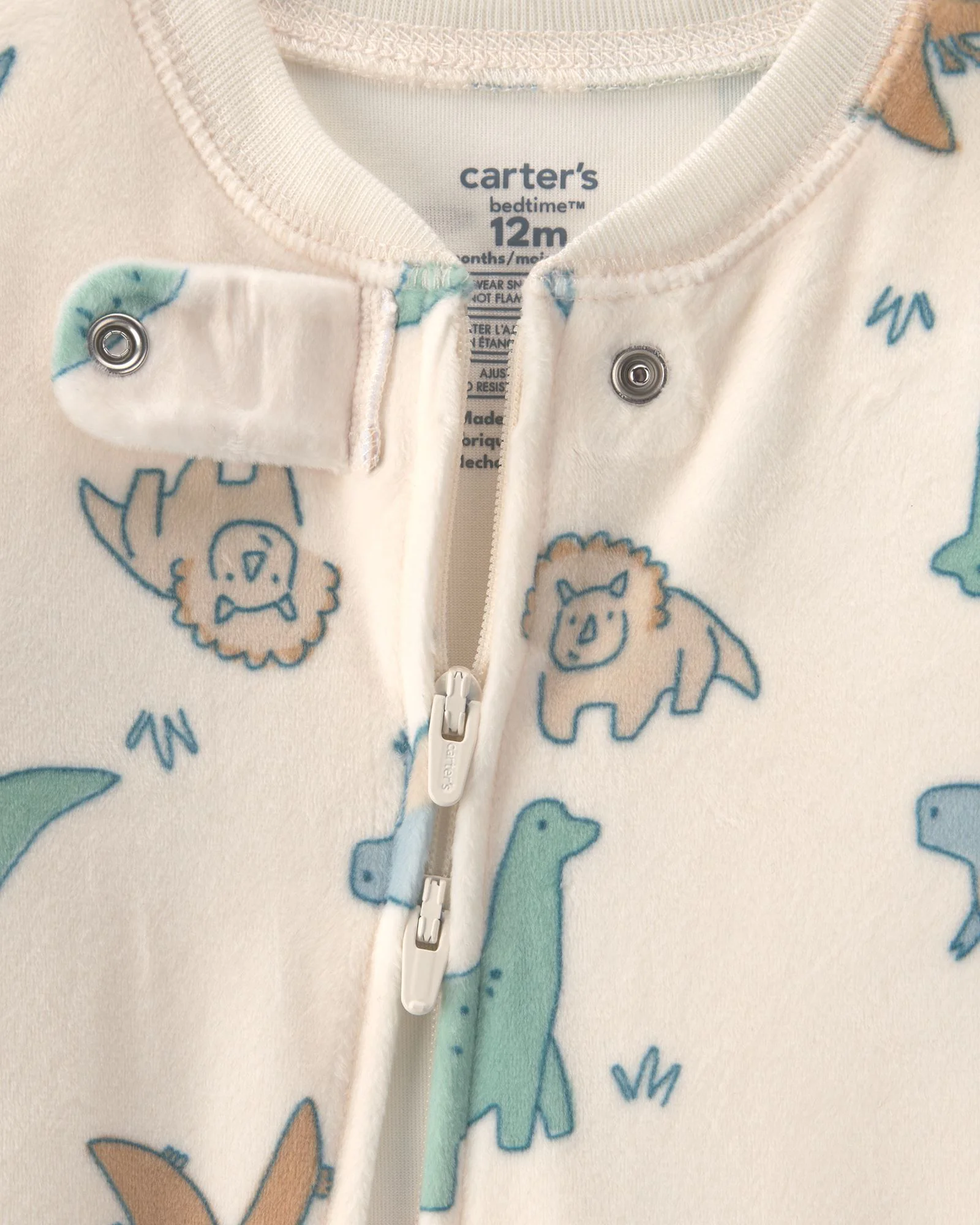 Carter's Pijama cu talpa Dinos foto