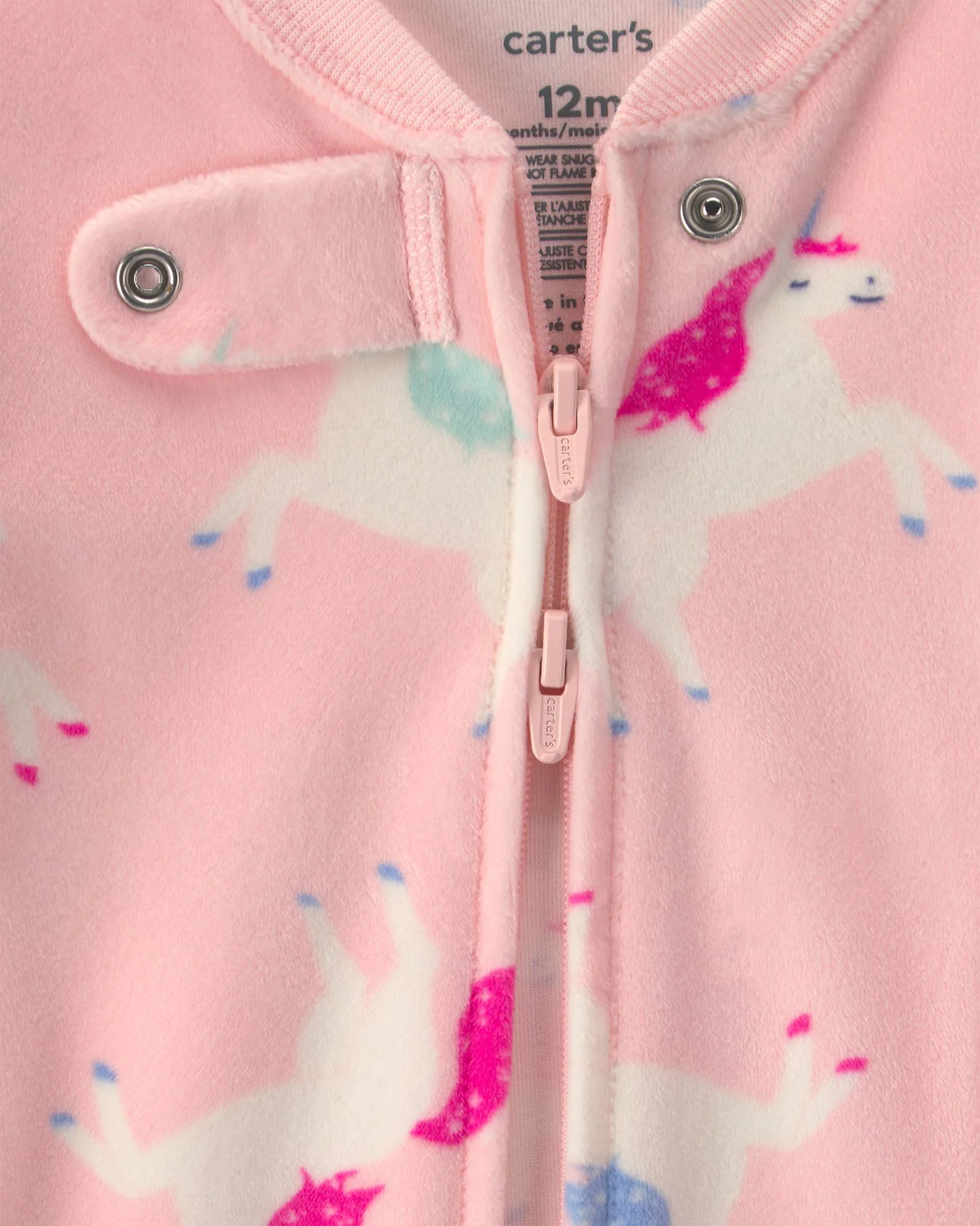 Carter's Pijama cu talpa Unicorns foto