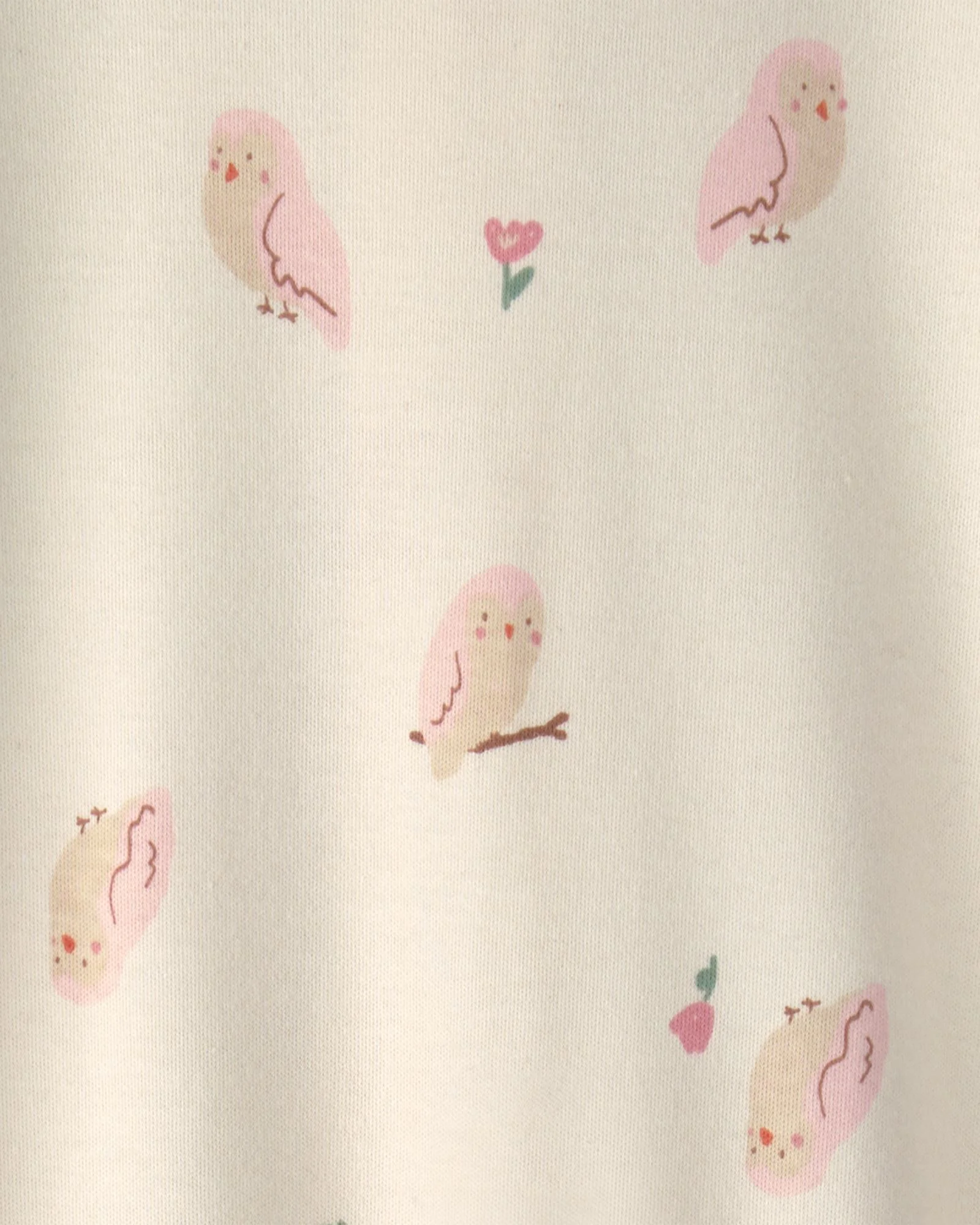 Carter's Pijama cu talpa din bumbac Cutie Owl foto