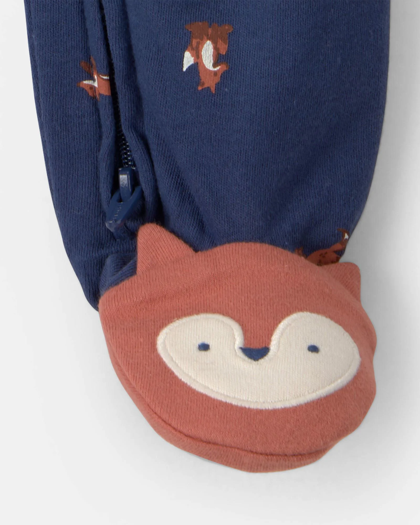 Carter's Pijama cu talpa din bumbac Cutie Fox foto