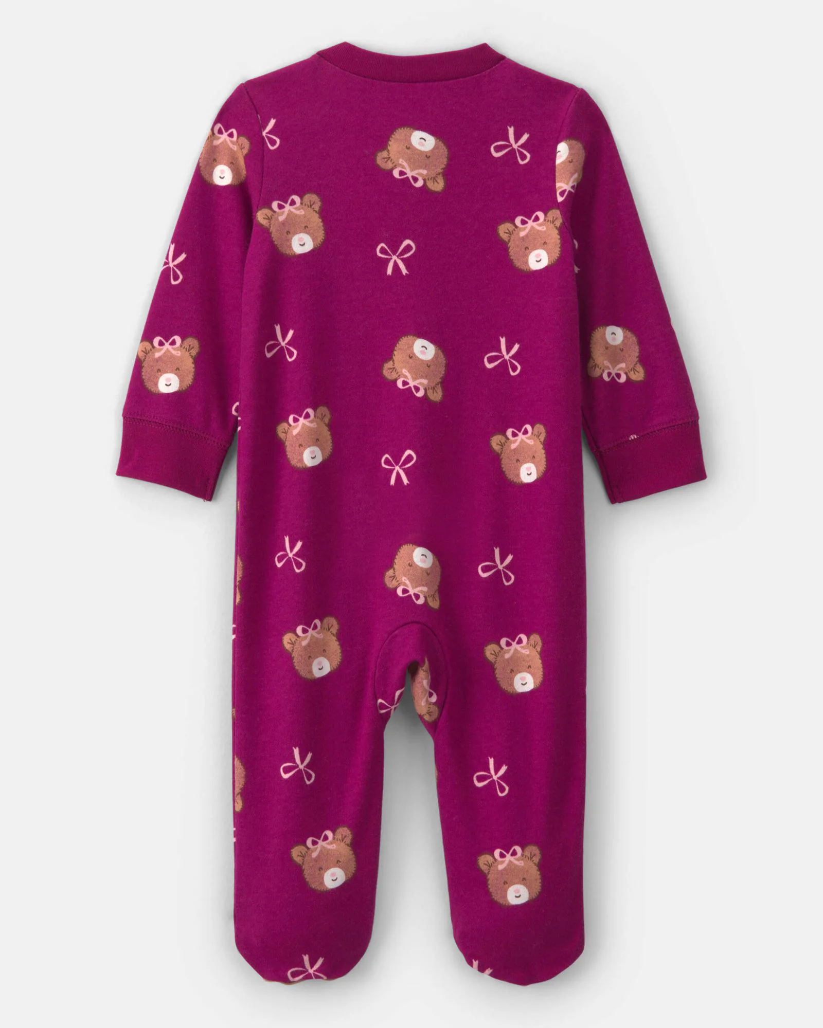 Carter's Pijama cu talpa din bumbac Teddy Bows foto