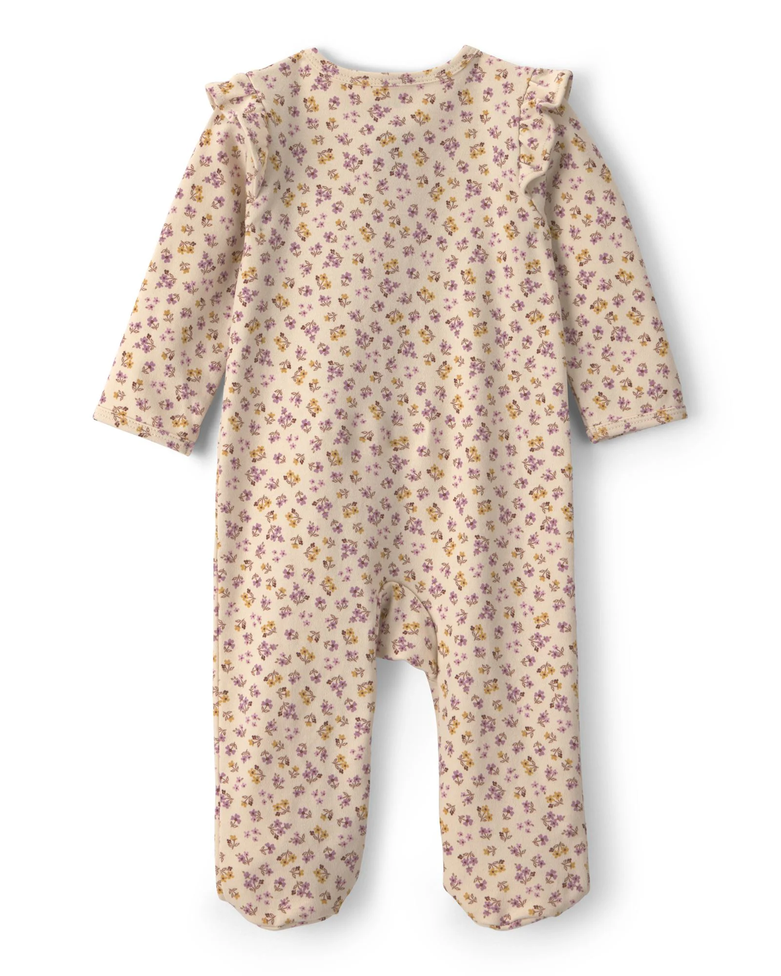 Carter's Pijama cu talpa din bumbac Tiny Flowers foto