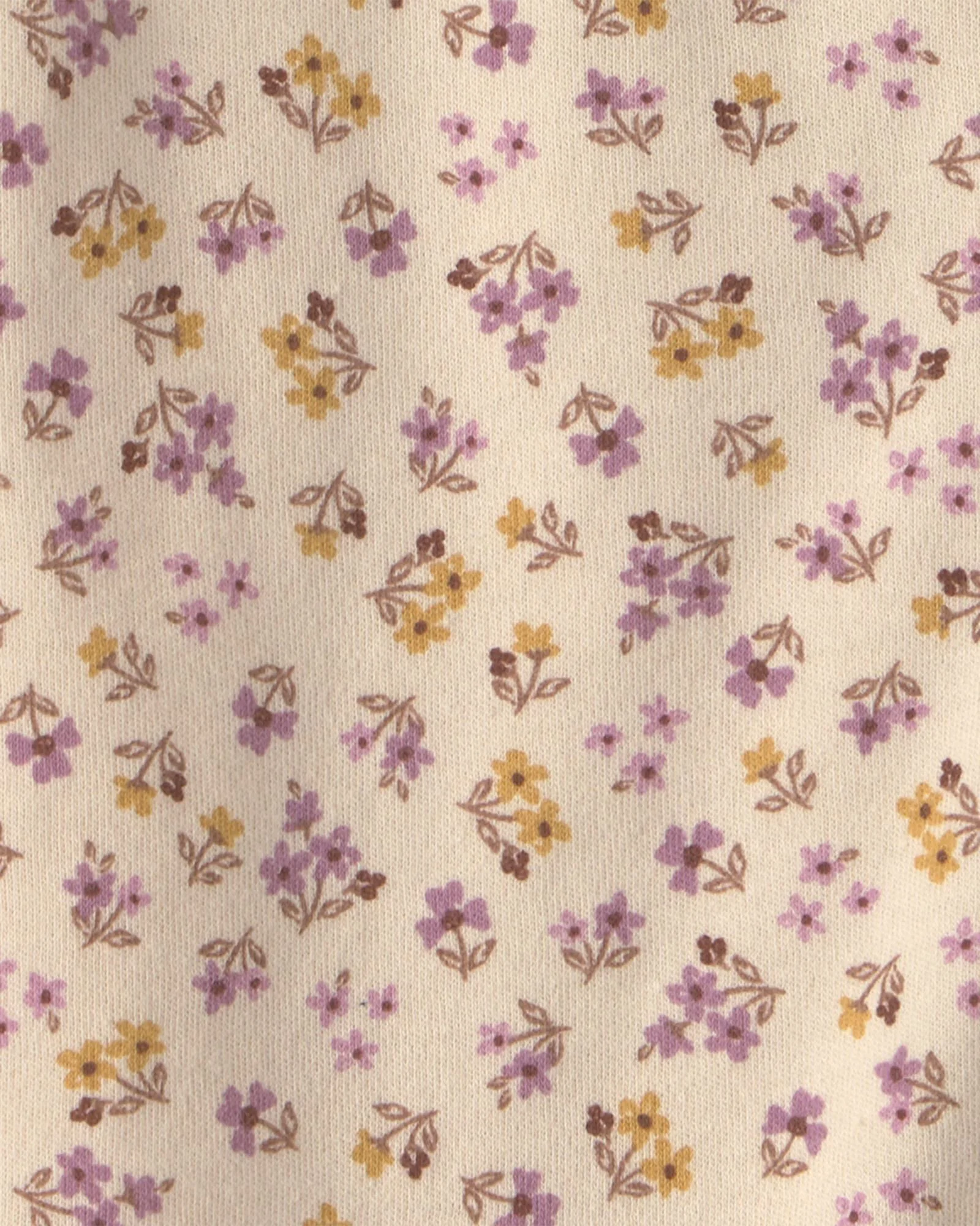 Carter's Pijama cu talpa din bumbac Tiny Flowers foto