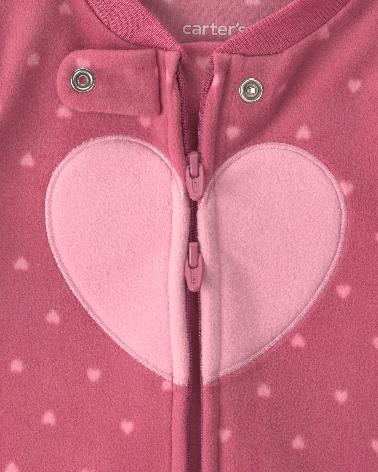 Carter's Pijama cu talpa Tiny Hearts foto