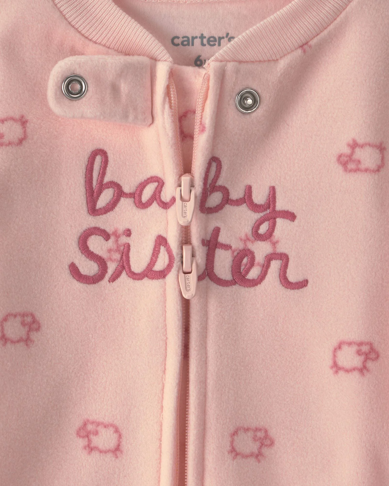 Carter's Pijama cu talpa Baby Sister foto
