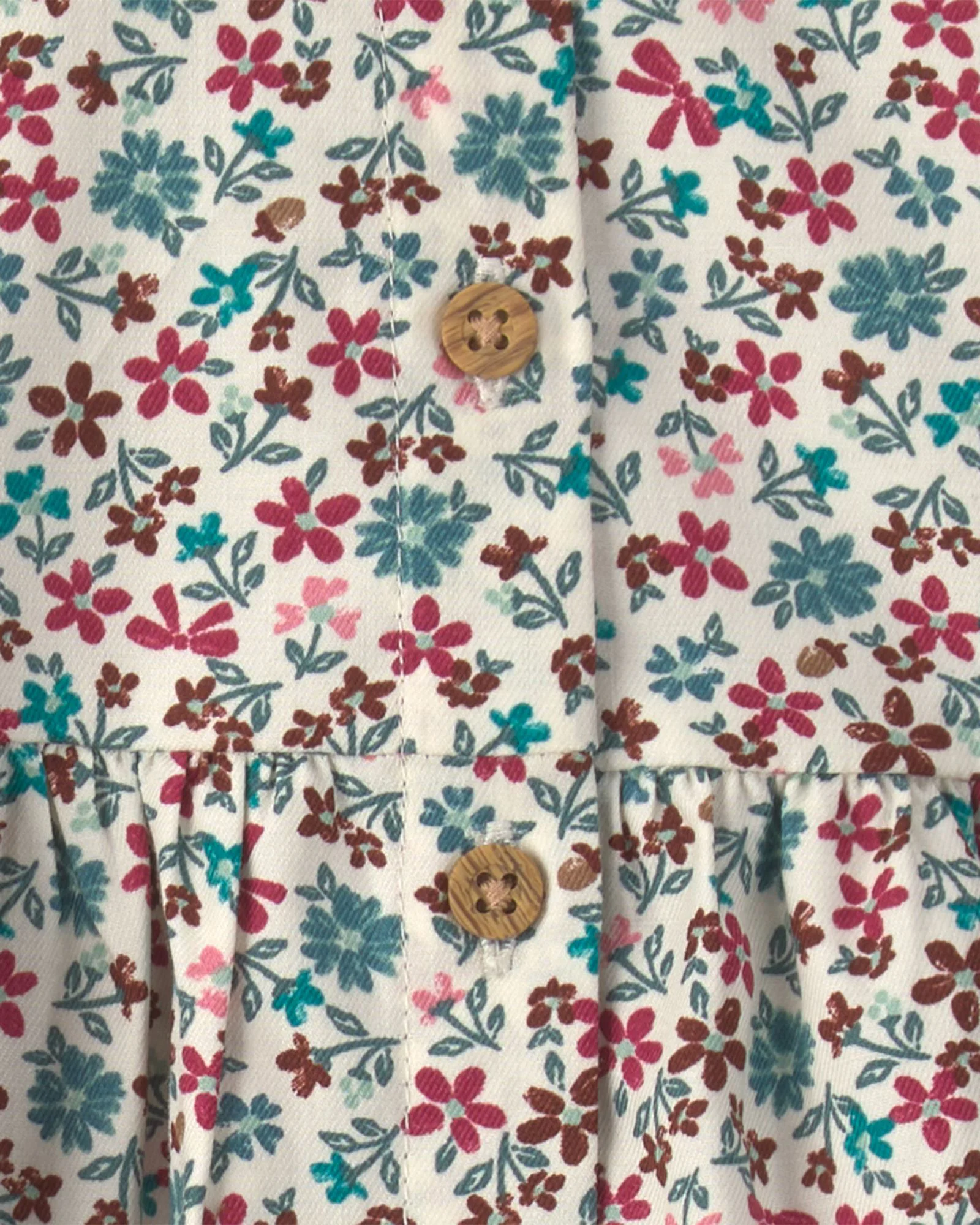 Carter's Set 3 piese Floral - bentita, bluza si colanti foto