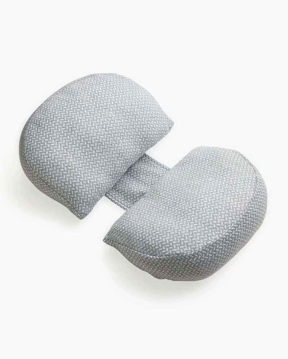 Perna pentru gravide in forma de W Momcozy Grey foto