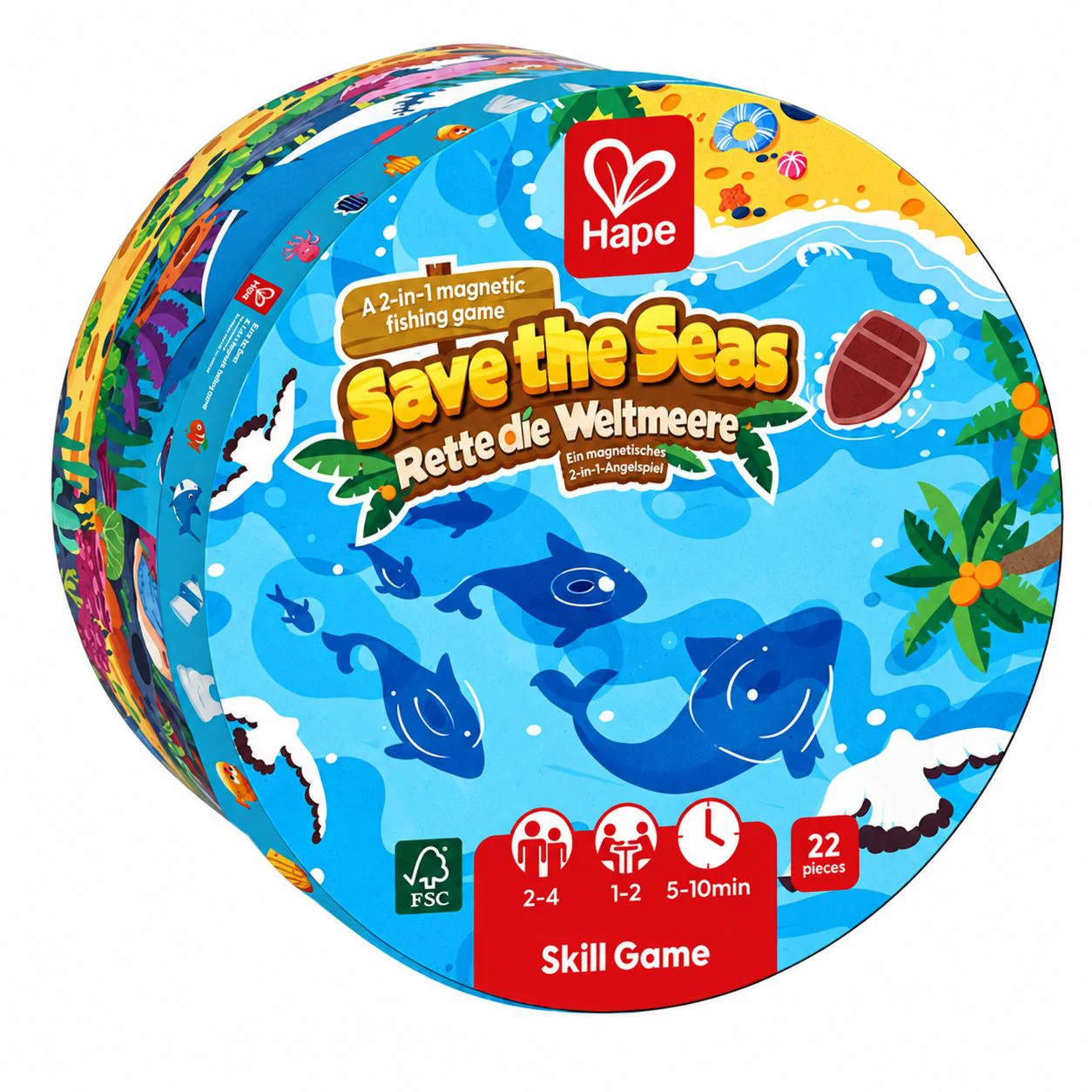 Joc magnetic 2 in 1 Hape Salvati marile foto
