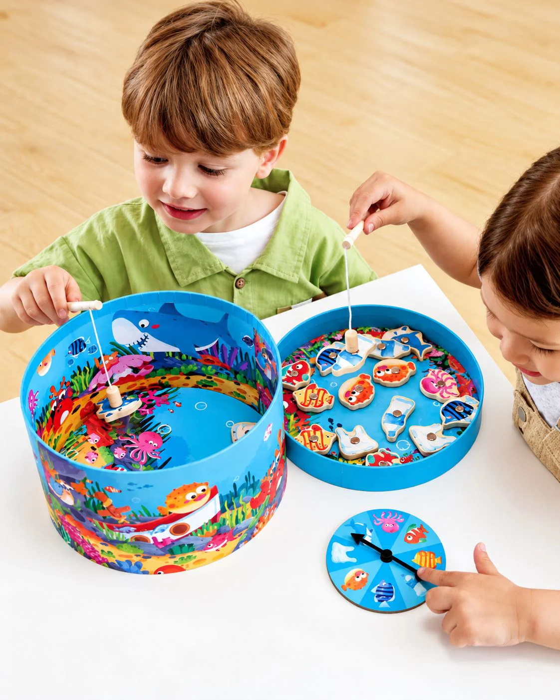 Joc magnetic 2 in 1 Hape Salvati marile foto