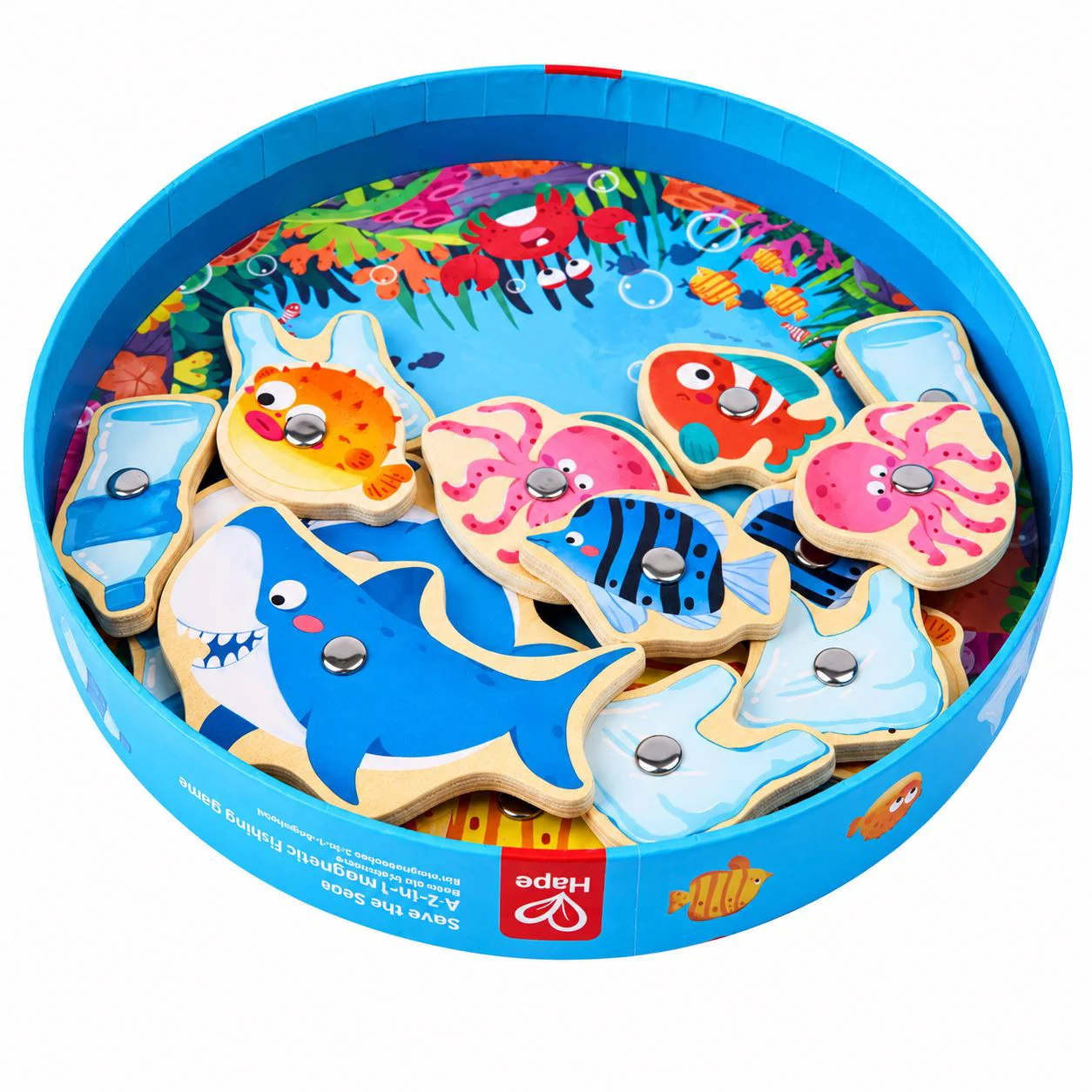 Joc magnetic 2 in 1 Hape Salvati marile foto