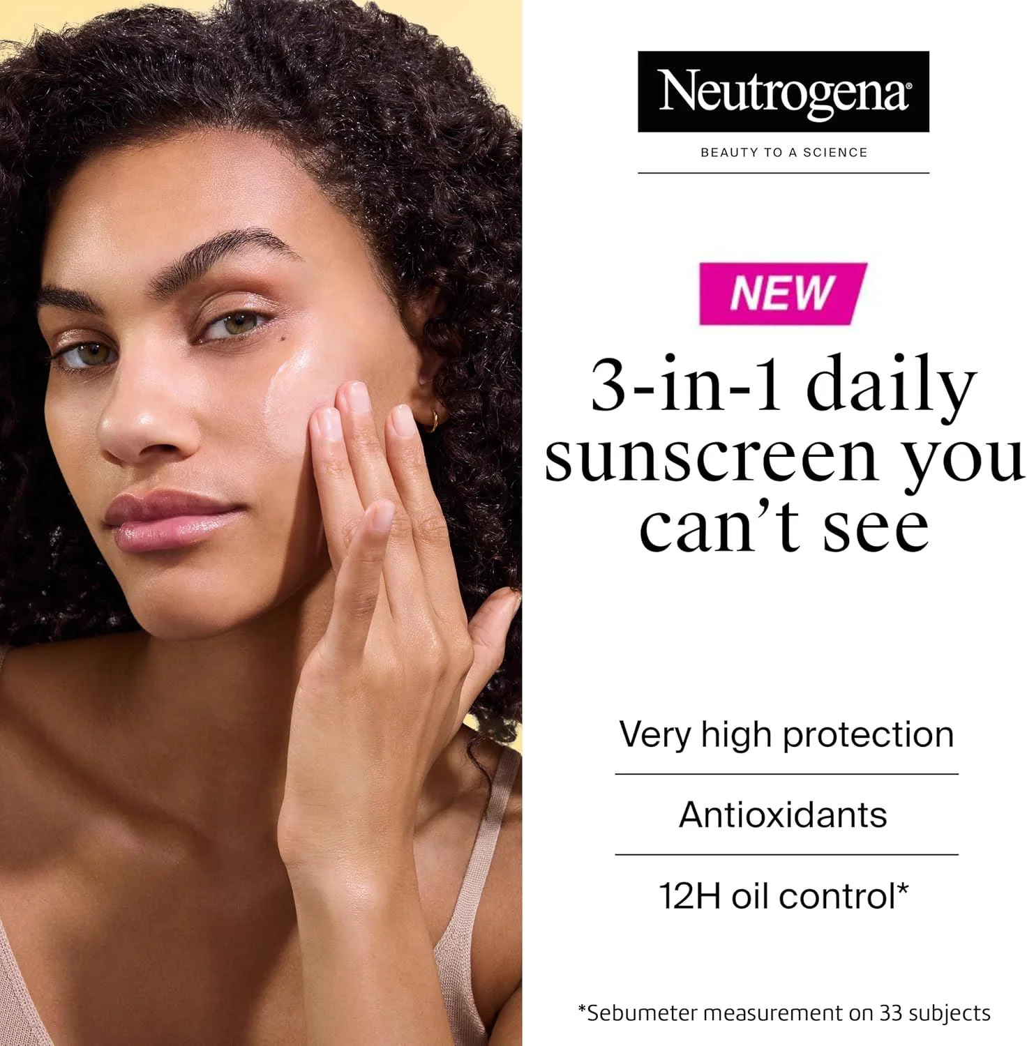 Fluid pentru fata Neutrogena Ultra-Sheer Invisible Oil Control SPF50+ Sun Care Fluid, 50 ml foto