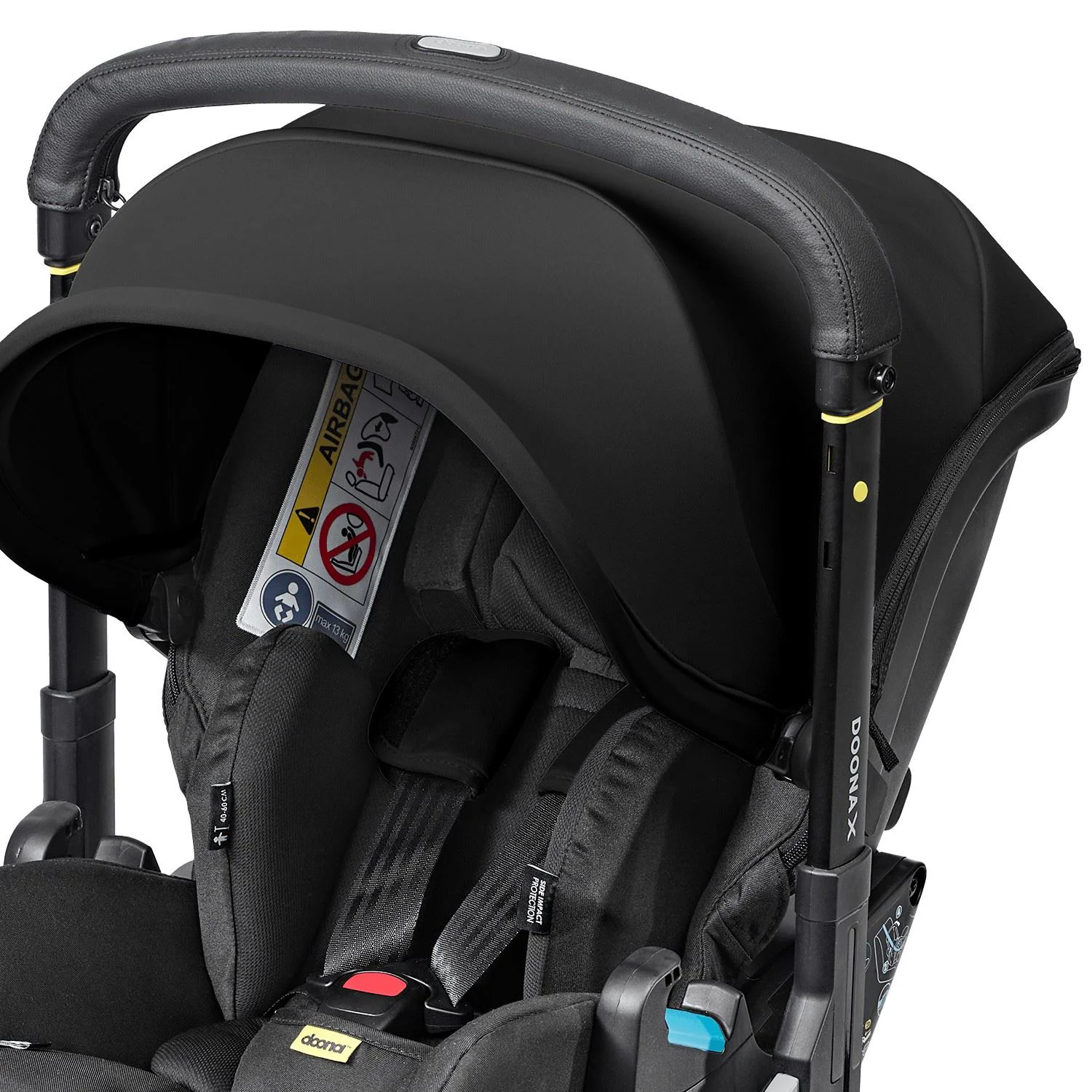 Scoica auto si carucior 2 in 1 Doona X i-Size Nitro Black foto