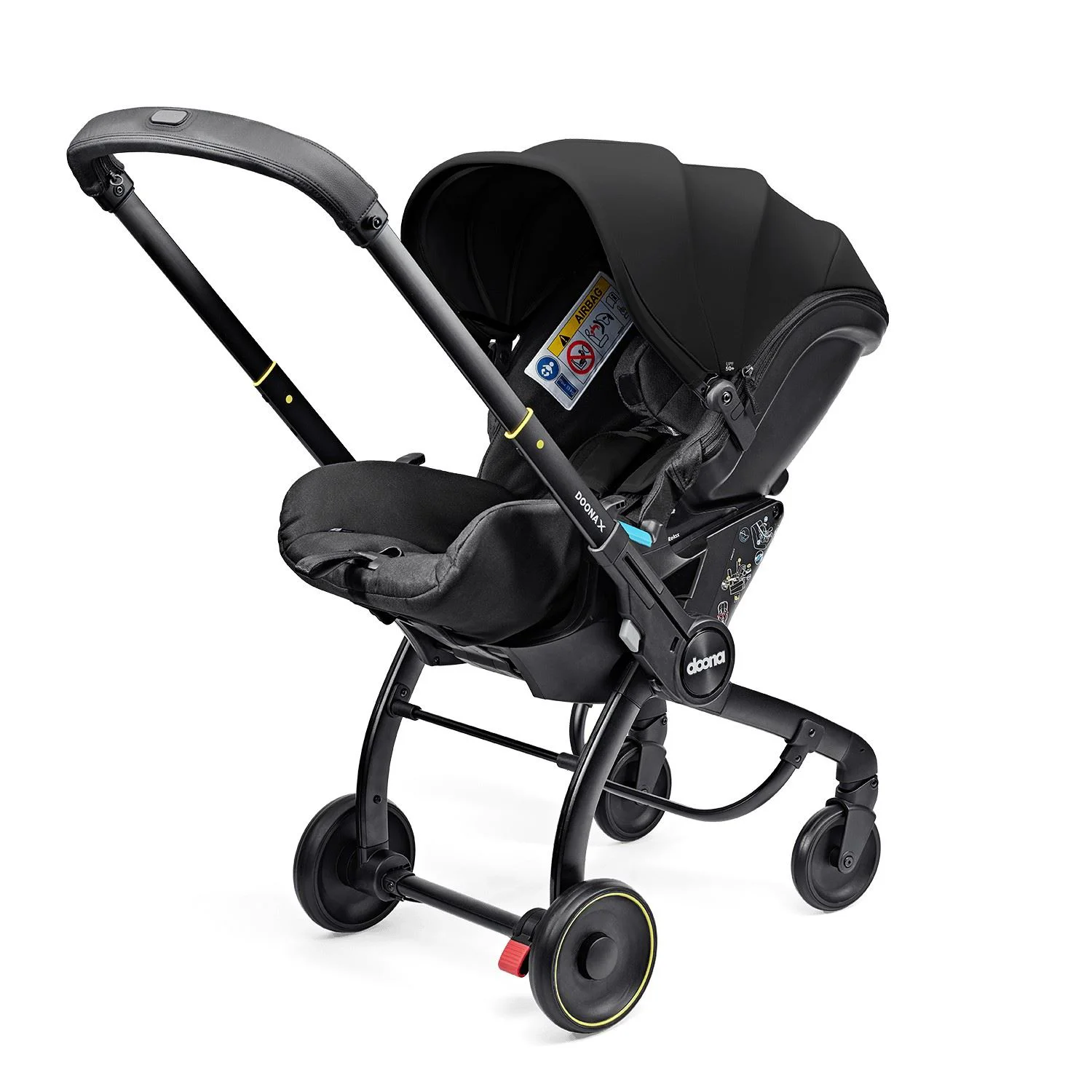 Scoica auto si carucior 2 in 1 Doona X i-Size Nitro Black foto