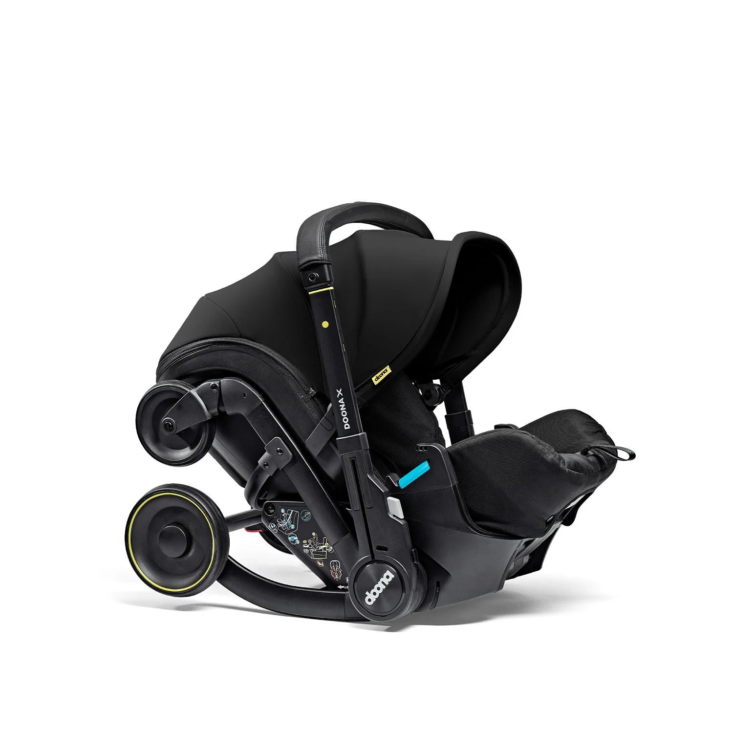 Scoica auto si carucior 2 in 1 Doona X i-Size Nitro Black foto