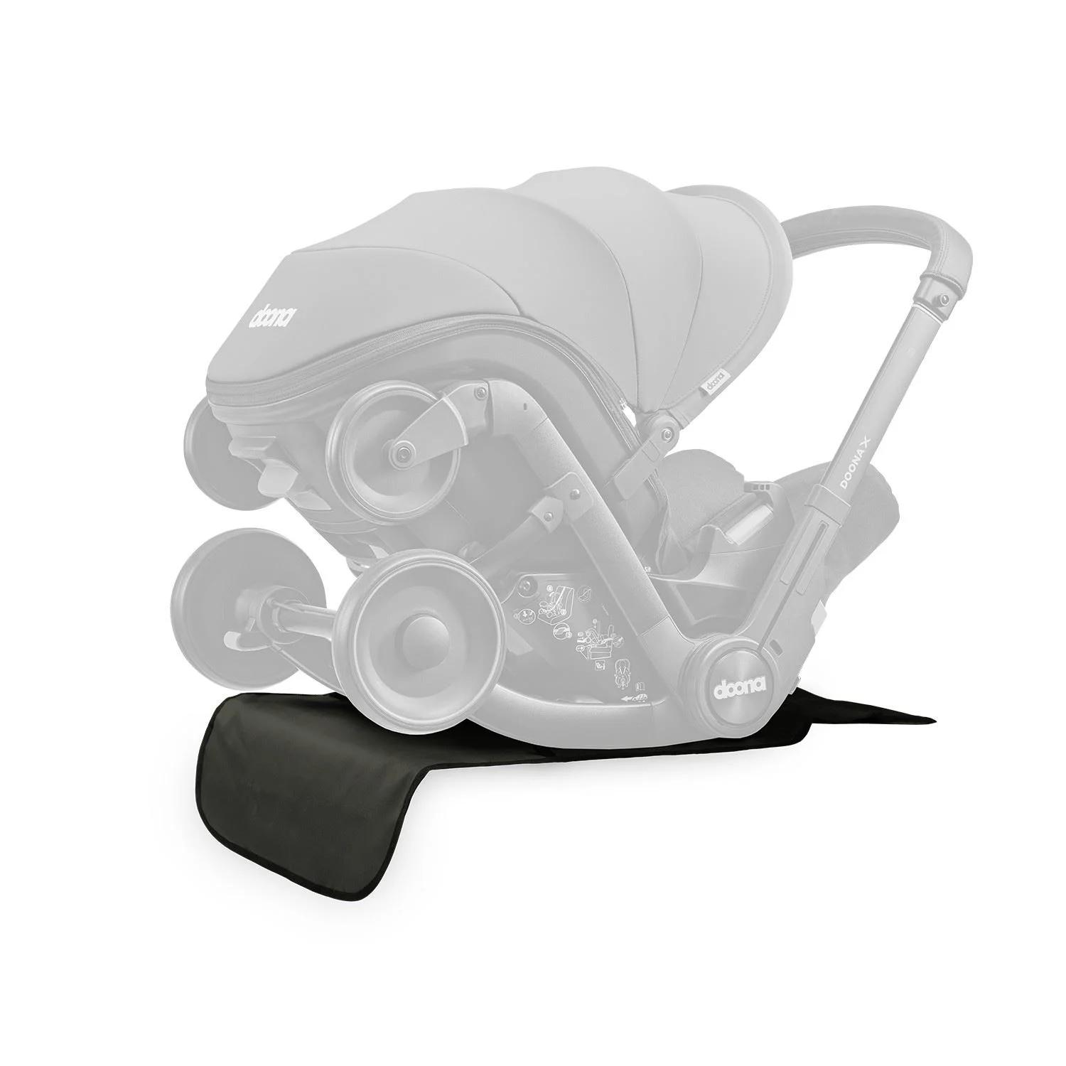 Scoica auto si carucior 2 in 1 Doona X i-Size Nitro Black foto