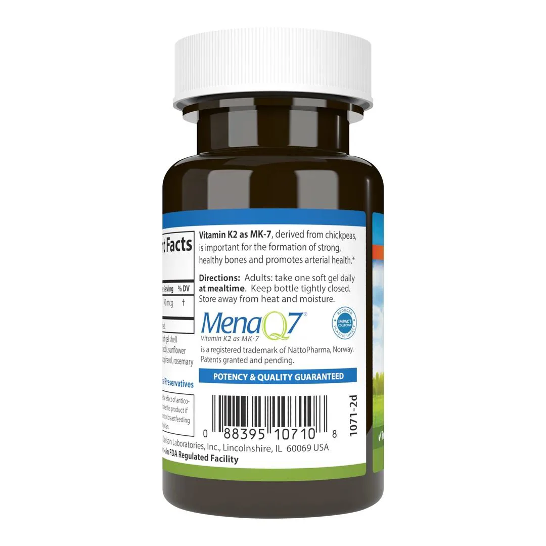 Supliment alimentar Carson Lab Vitamin K2 MK-7 90 mcg, 60 capsule foto