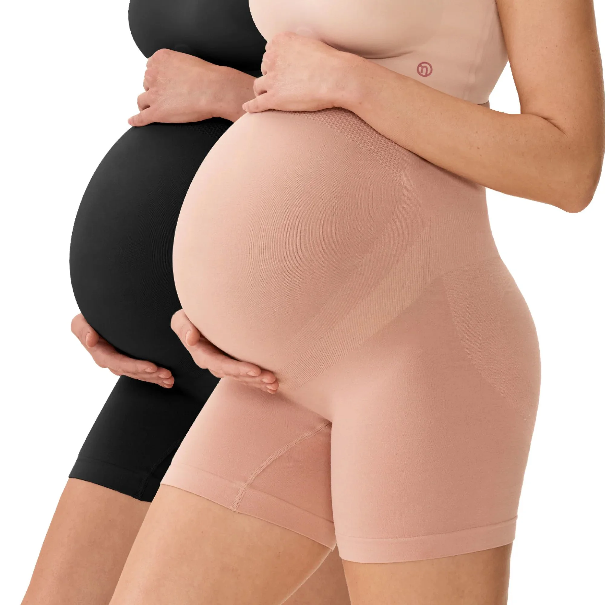 Lenjerie modelatoare pentru gravide Momcozy pentru purtare sub rochii Oyster Pink, marimea XL foto