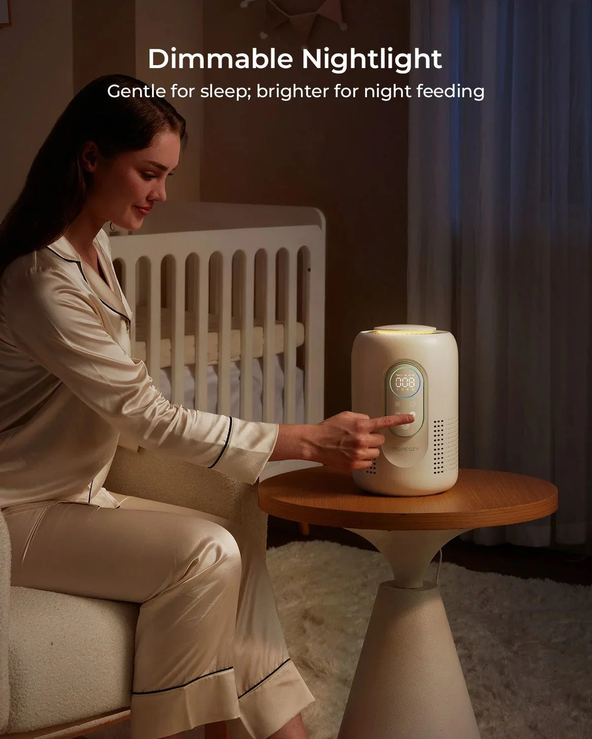 Purificator de aer pentru bebelusi Momcozy CozyBreath foto