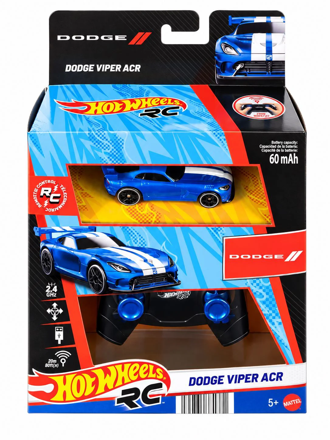 Машинка на радиоуправлении Hot Wheels Dodge Viper ACR 1:64 foto