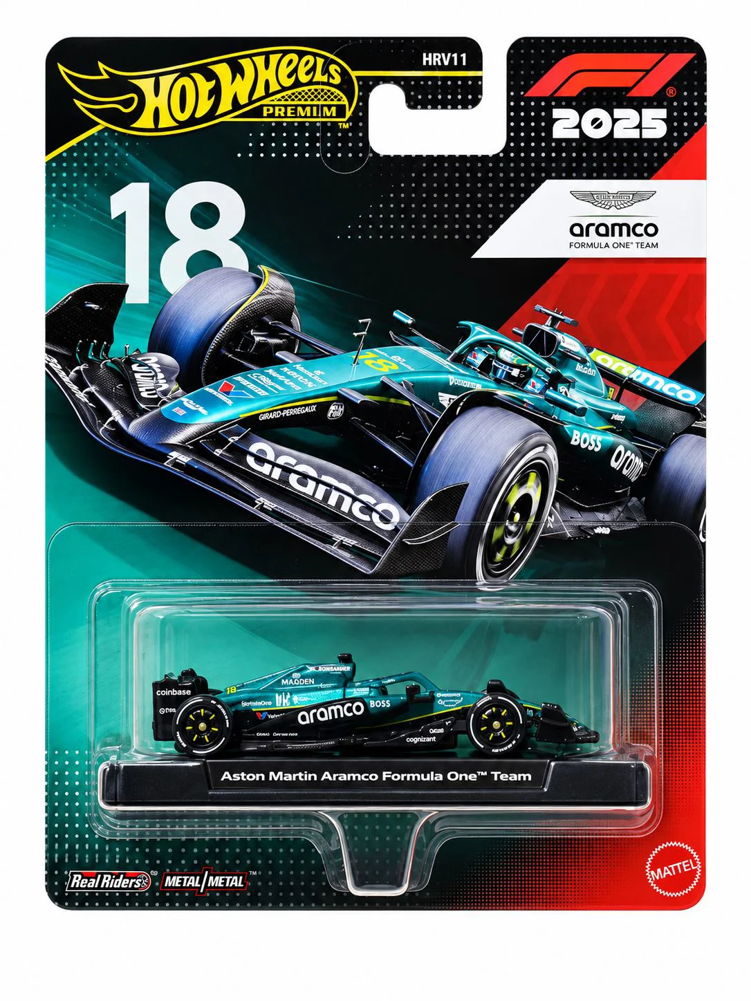 Masina de colectie Hot Wheels Premium Aston Martin: Lance Stroll #18 1:64 foto