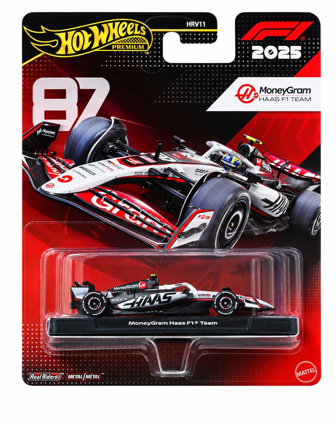 Masina de colectie Hot Wheels Premium Haas: Oliver Bearman #87 1:64 foto